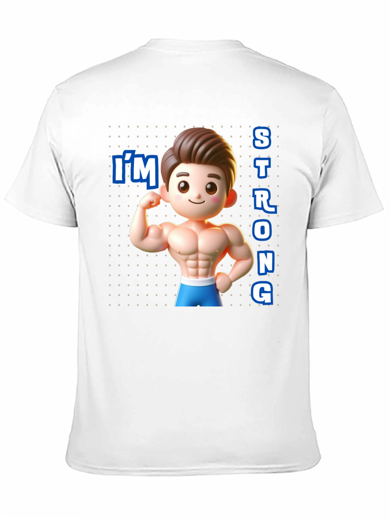 Cartoon Muscular Man T-Shirt