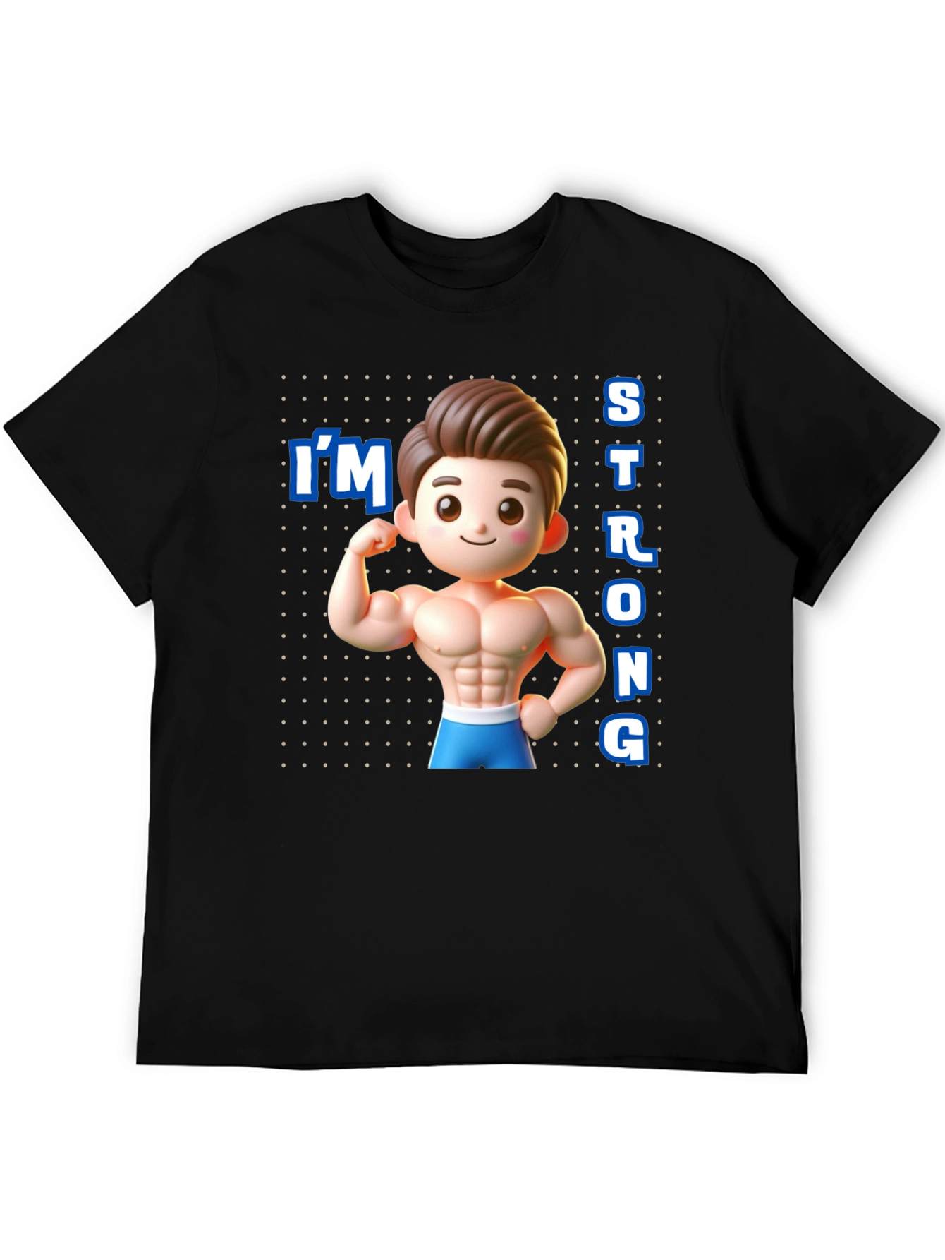 Cartoon Muscular Man T-Shirt