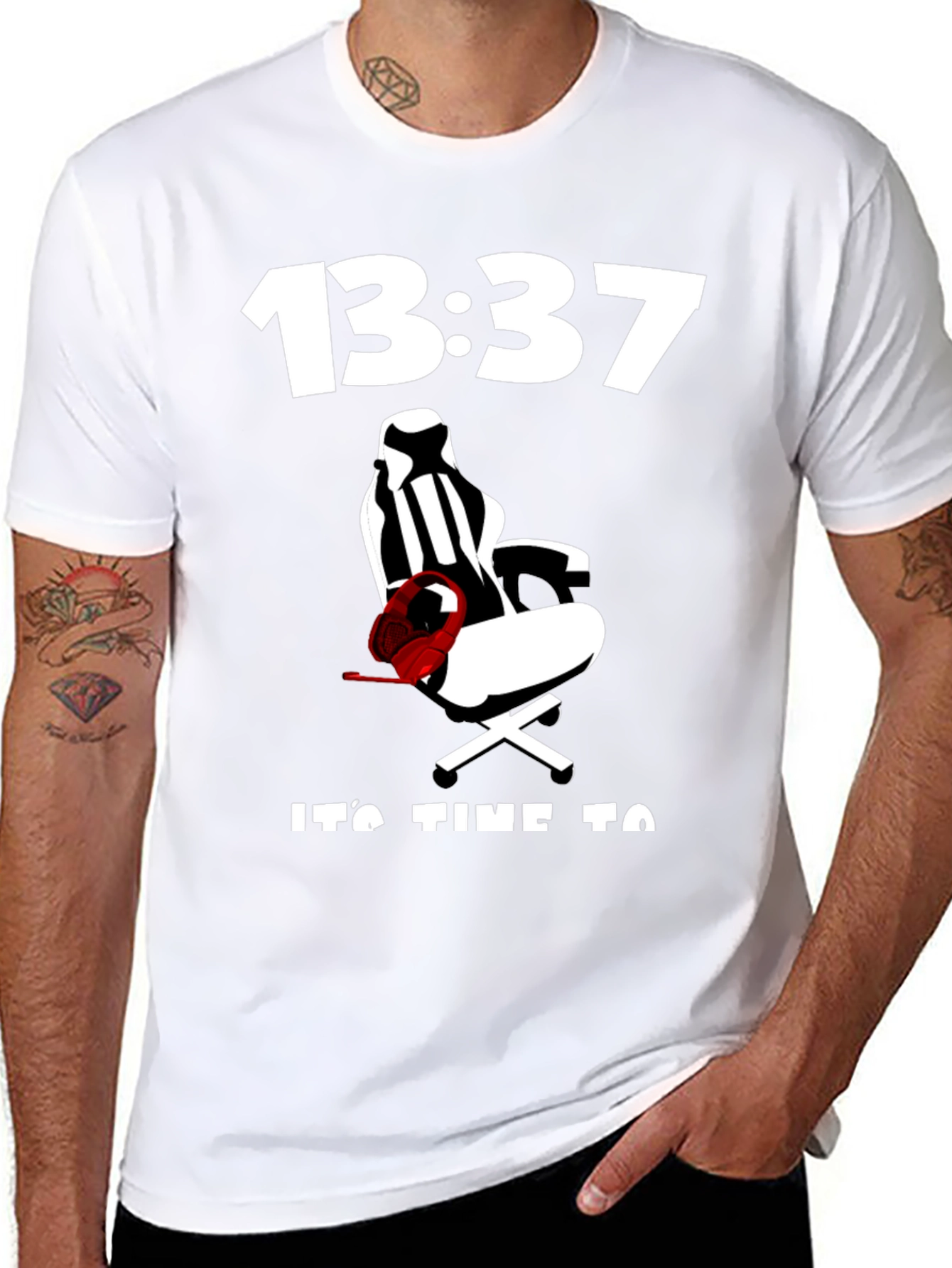 13:37 Time to Game T-Shirt