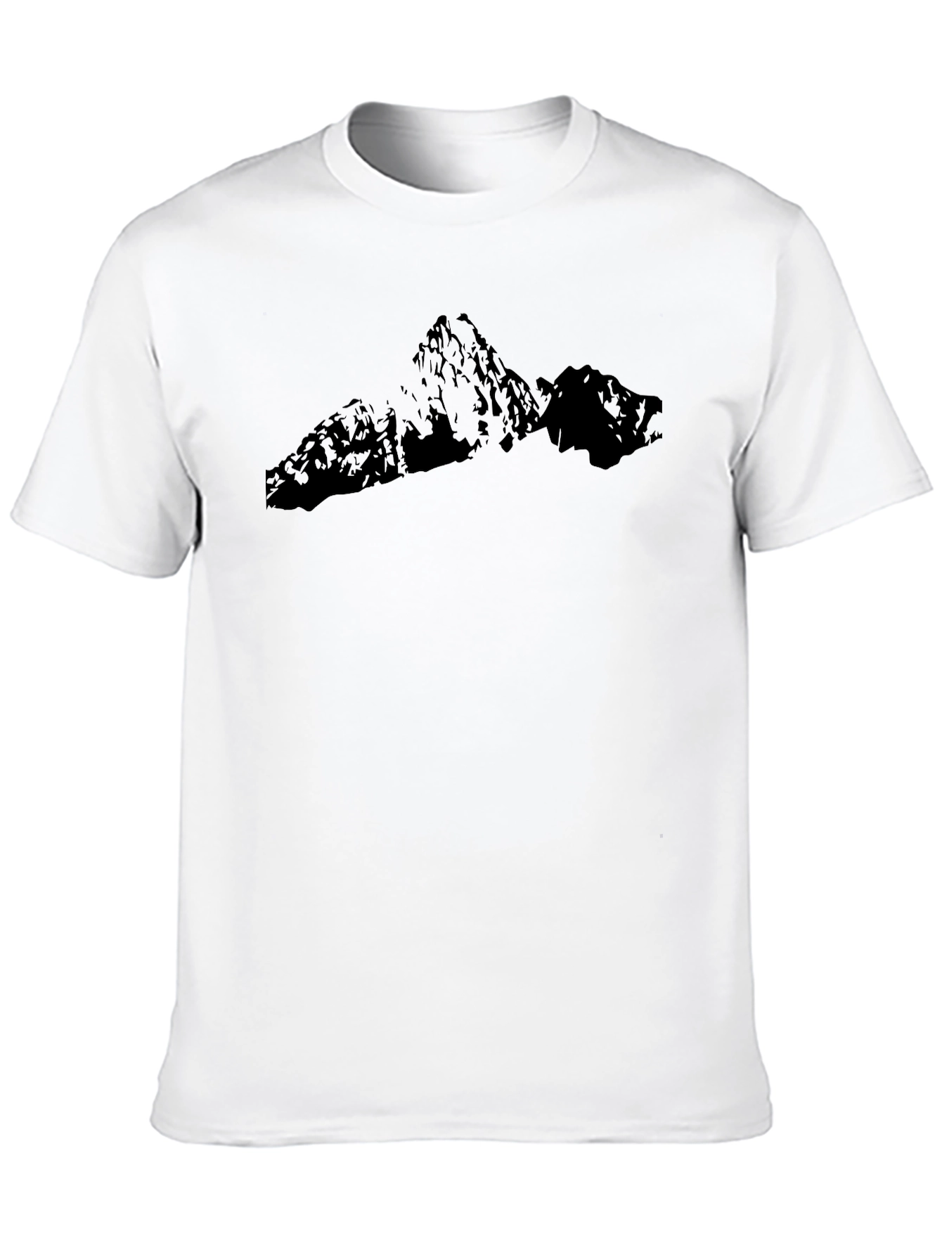 Mountain Silhouette Black T-Shirt
