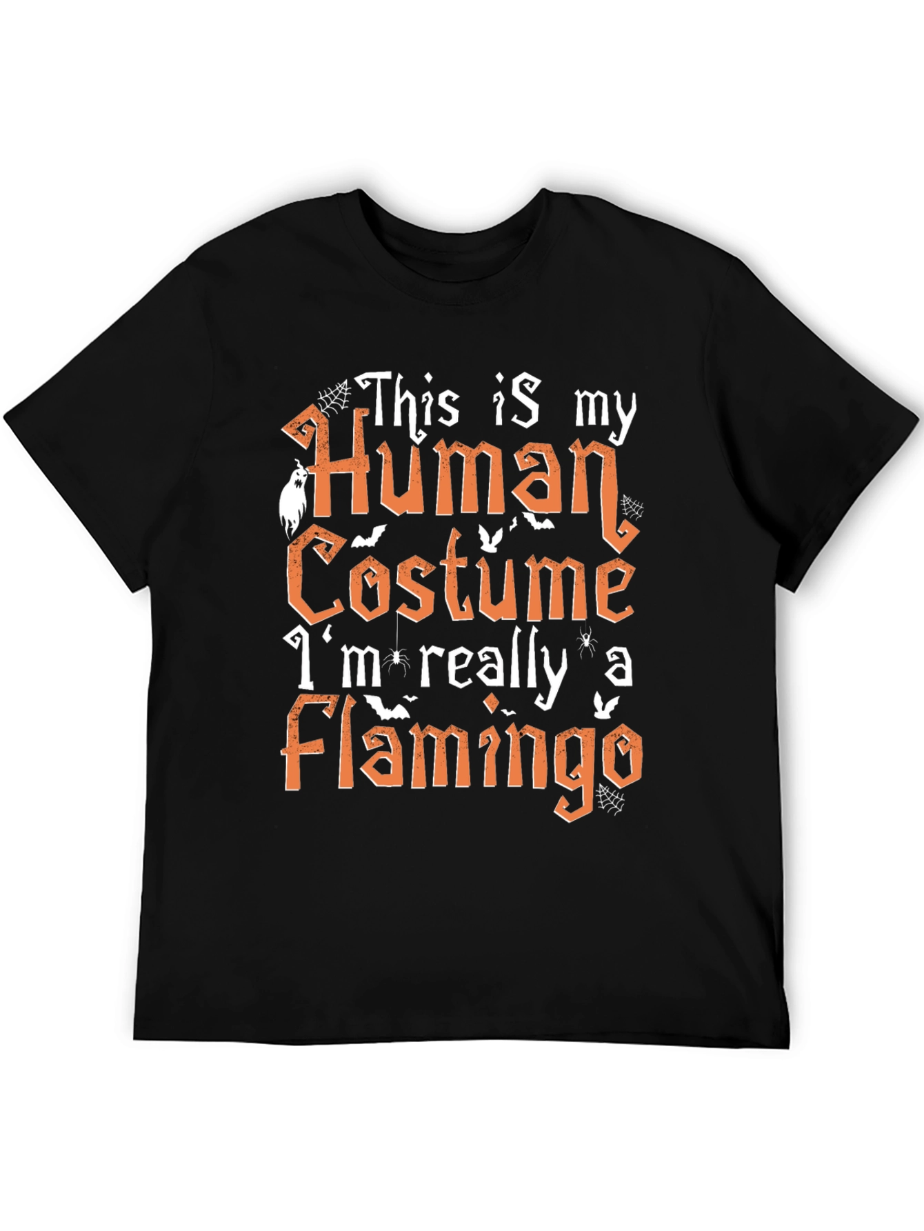 Halloween Flamingo Costume Graphic Tee