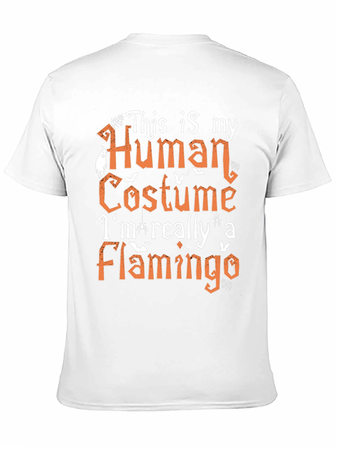 Halloween Flamingo Costume Graphic Tee
