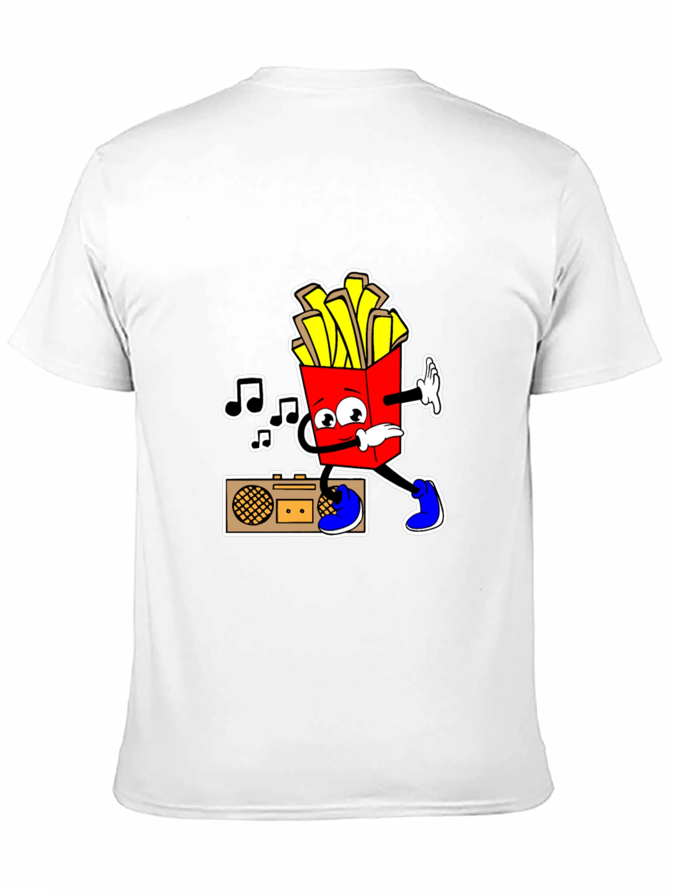 Cool Fries T-Shirt - Black Cotton Tee