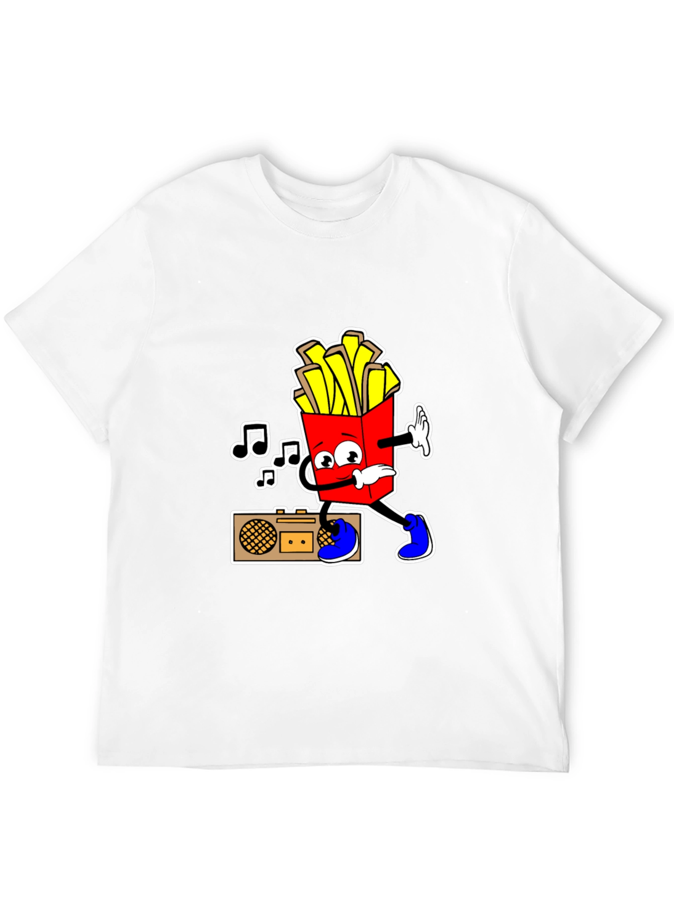 Cool Fries T-Shirt - Black Cotton Tee