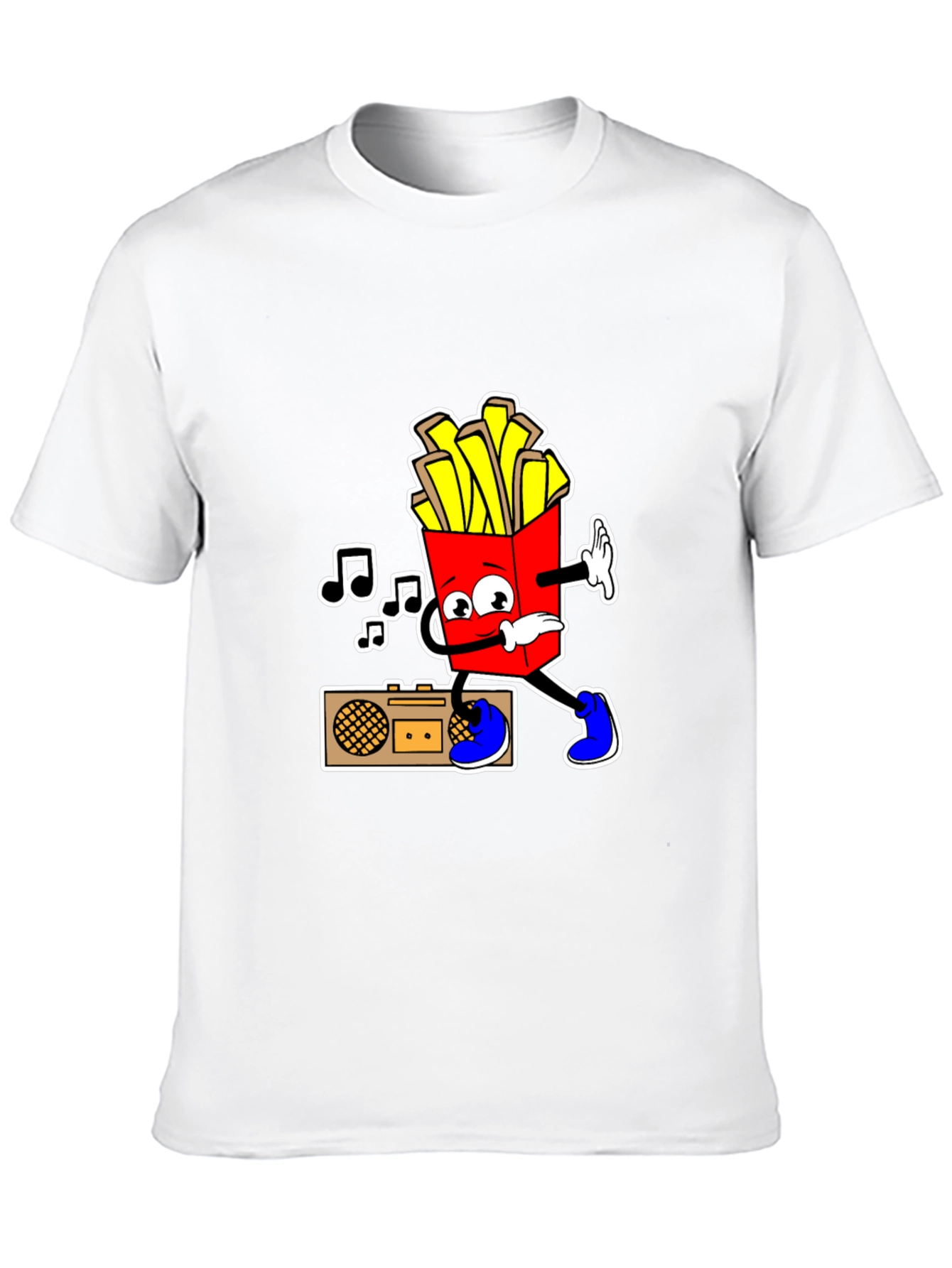 Cool Fries T-Shirt - Black Cotton Tee