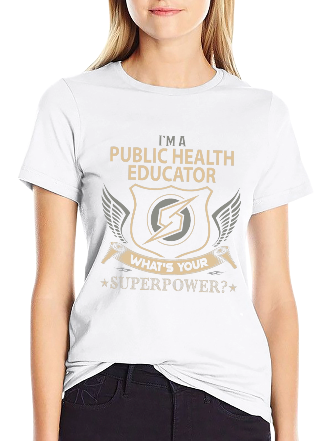Public Health Educator Superpower T-Shirt