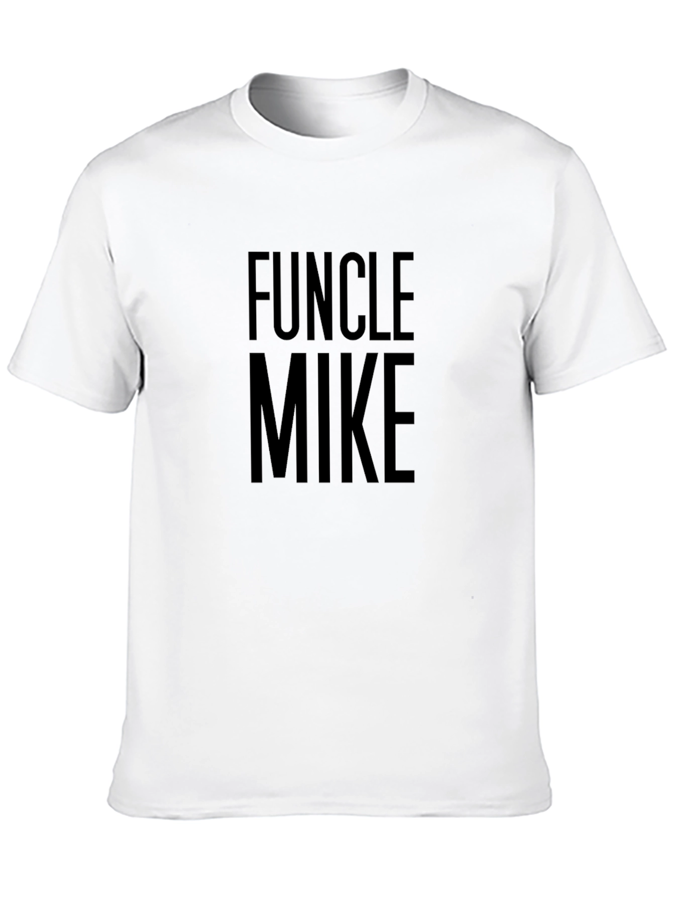 Funcle Mike Black Graphic T-Shirt
