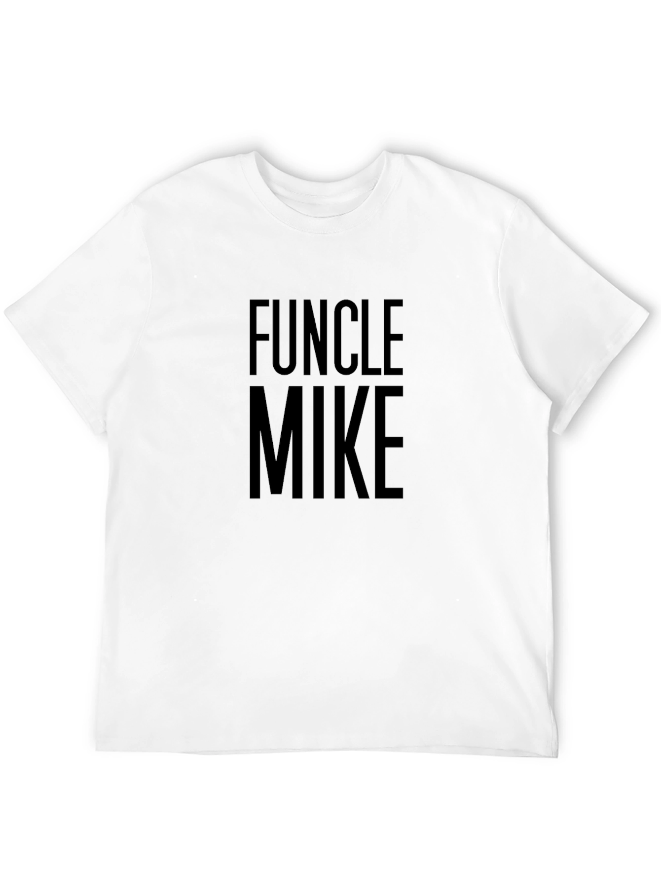 Funcle Mike Black Graphic T-Shirt