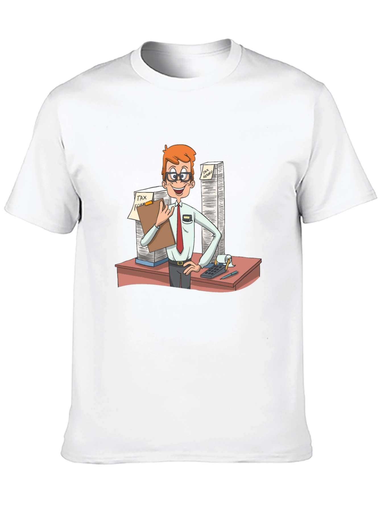 Tax Accountant Cartoon T-Shirt