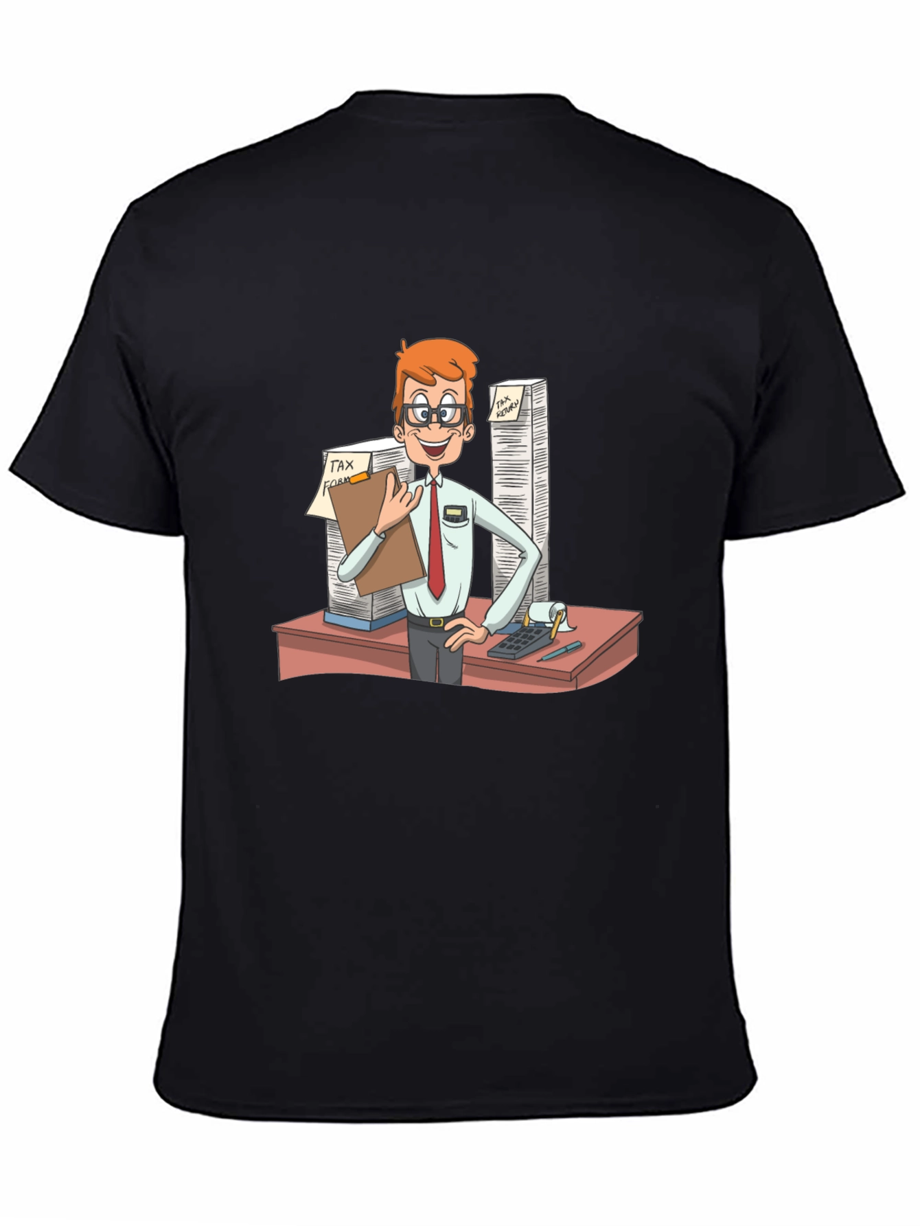 Tax Accountant Cartoon T-Shirt