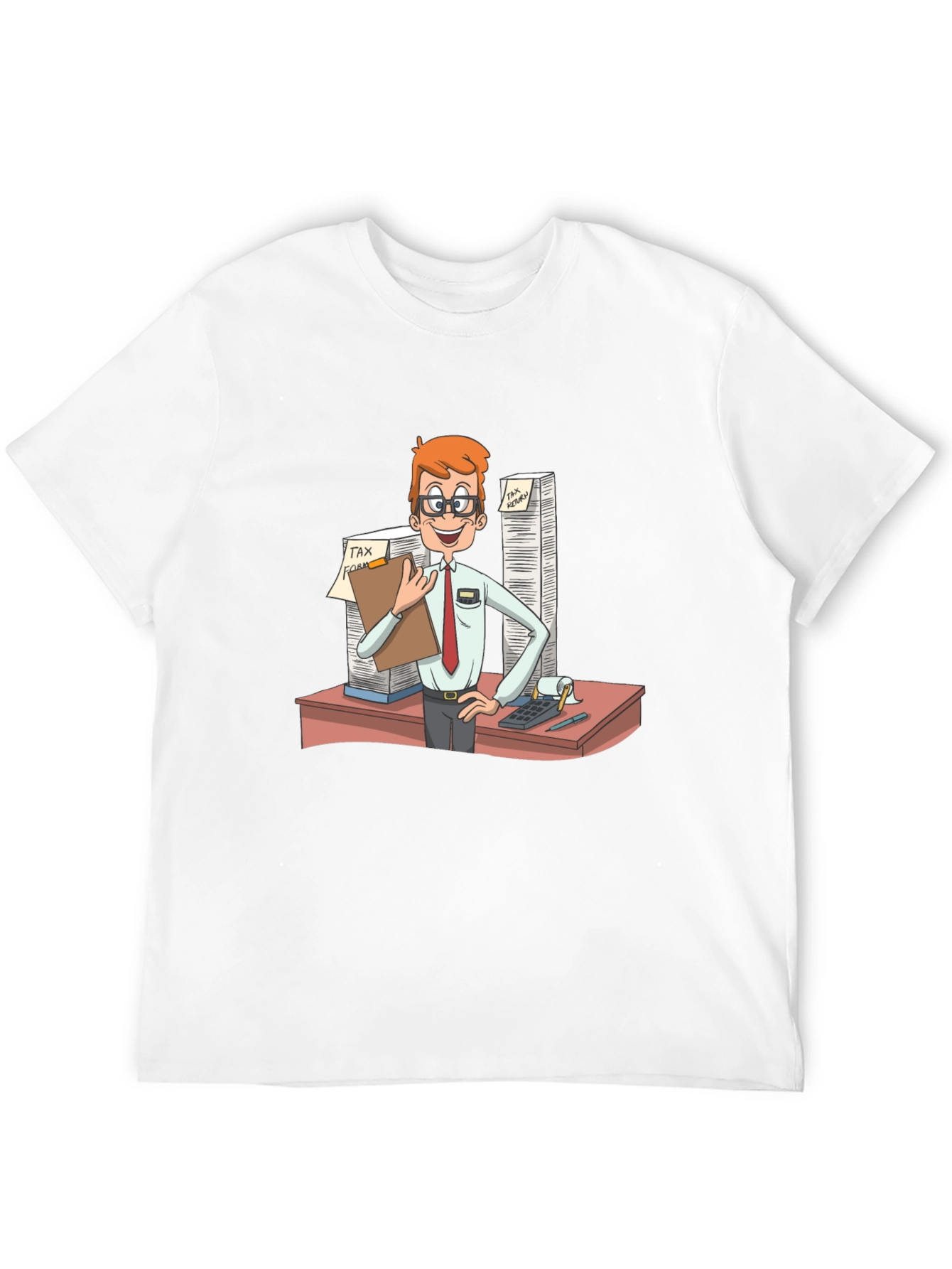 Tax Accountant Cartoon T-Shirt