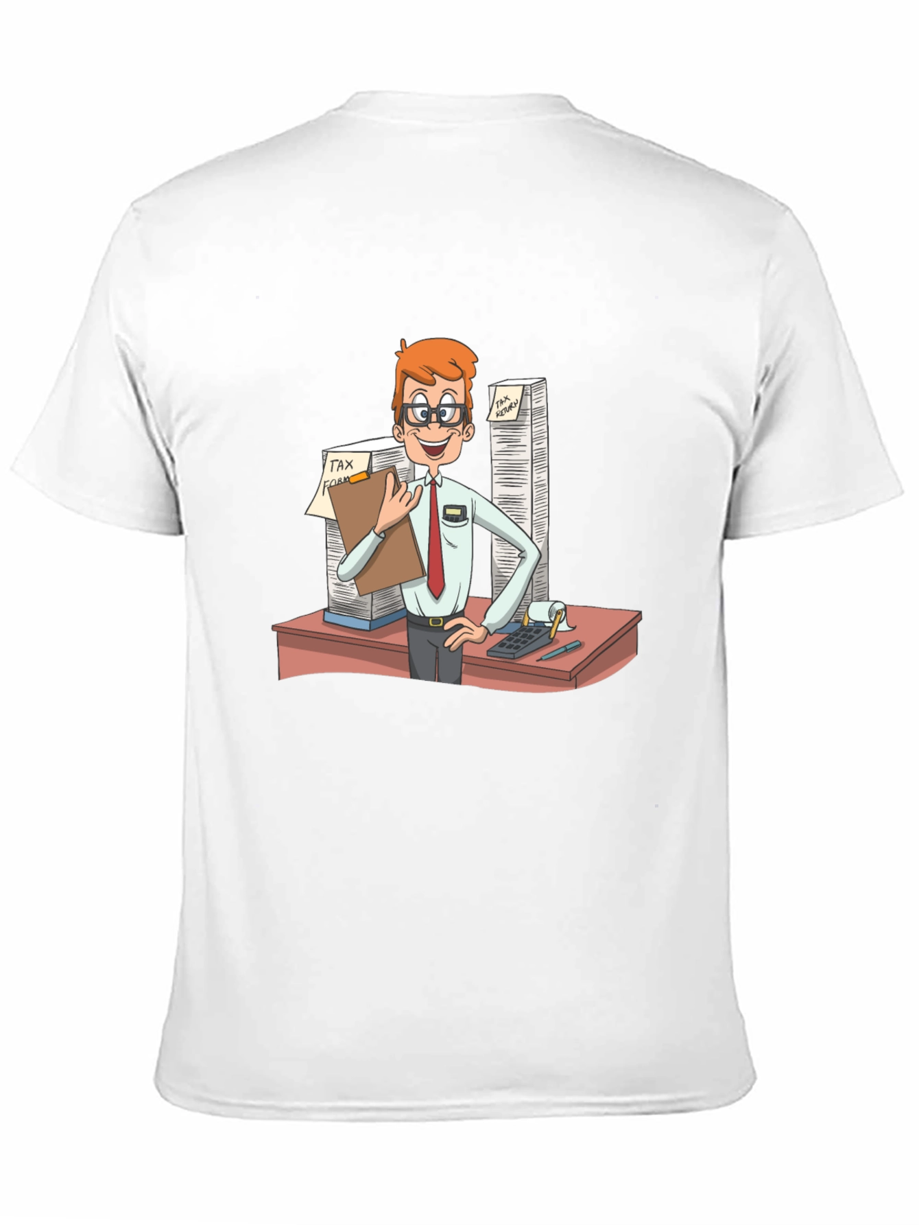 Tax Accountant Cartoon T-Shirt