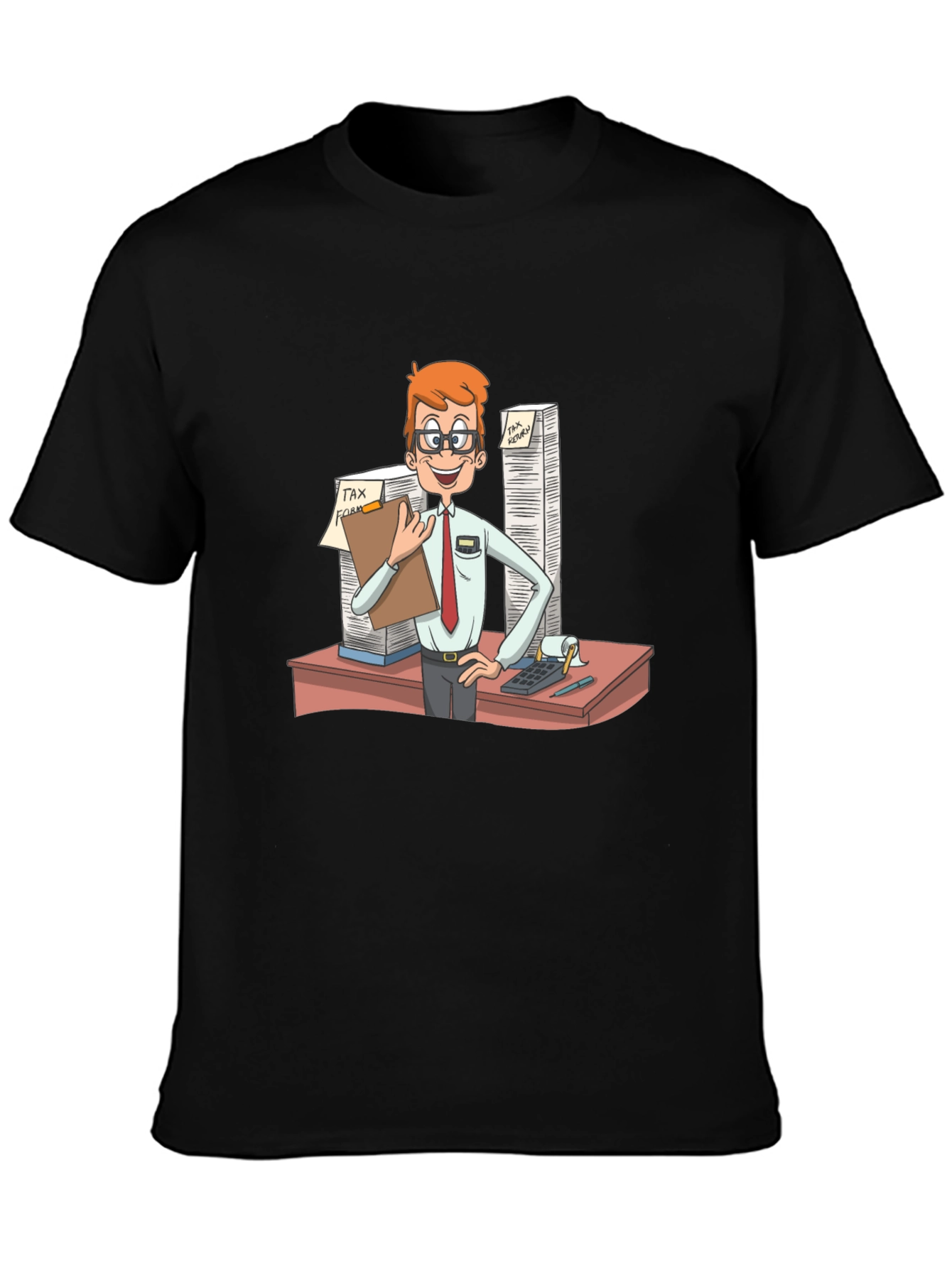 Tax Accountant Cartoon T-Shirt
