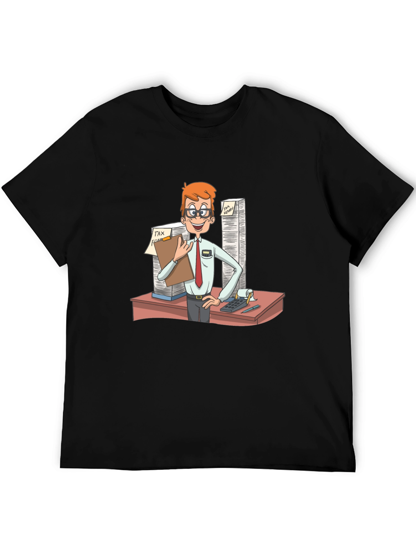Tax Accountant Cartoon T-Shirt
