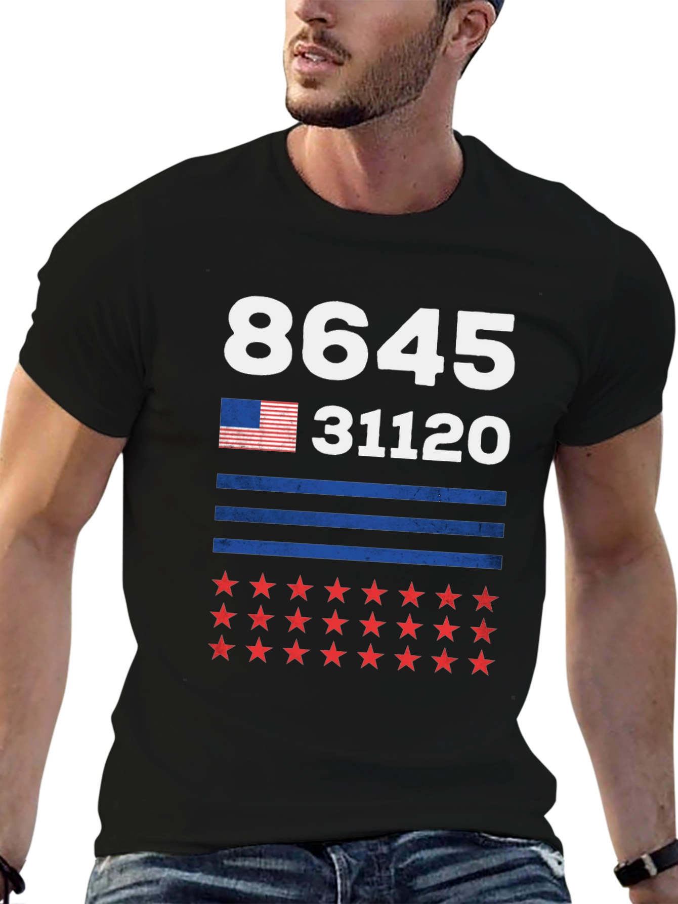 8645 Anti-Trump T-Shirt Patriot USA