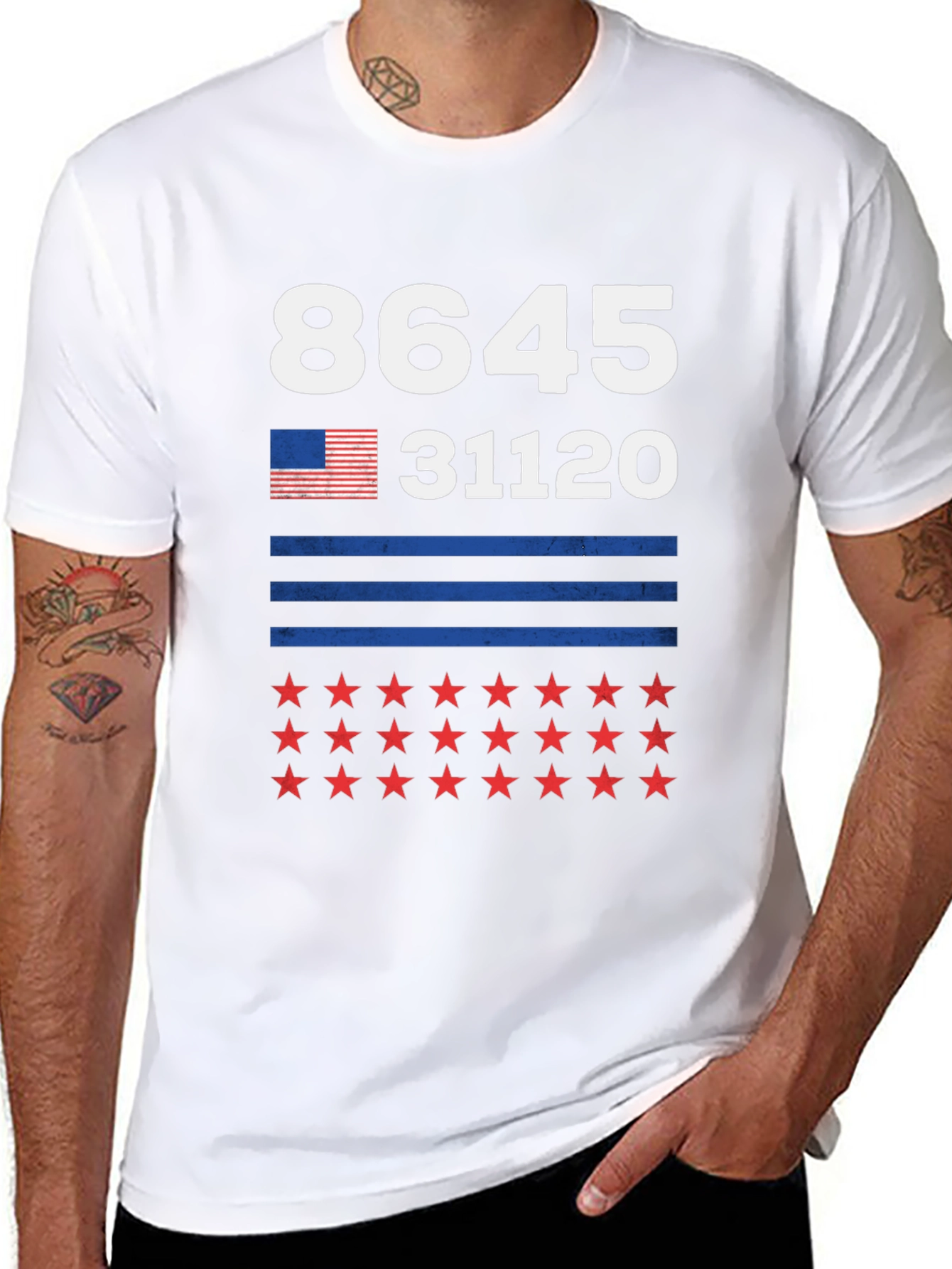 8645 Anti-Trump T-Shirt Patriot USA