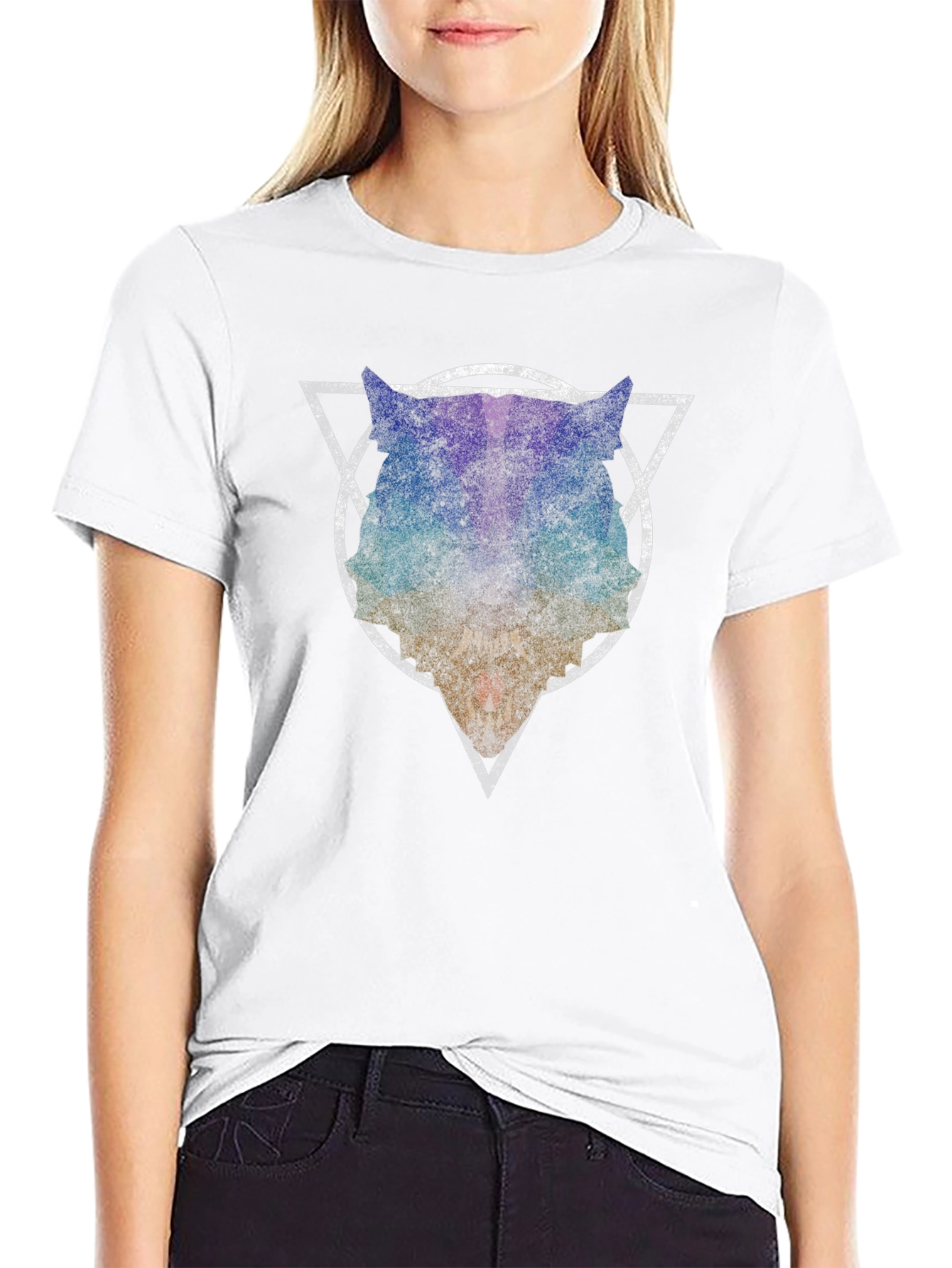 Abstract Animal T-Shirt - Geometric Design