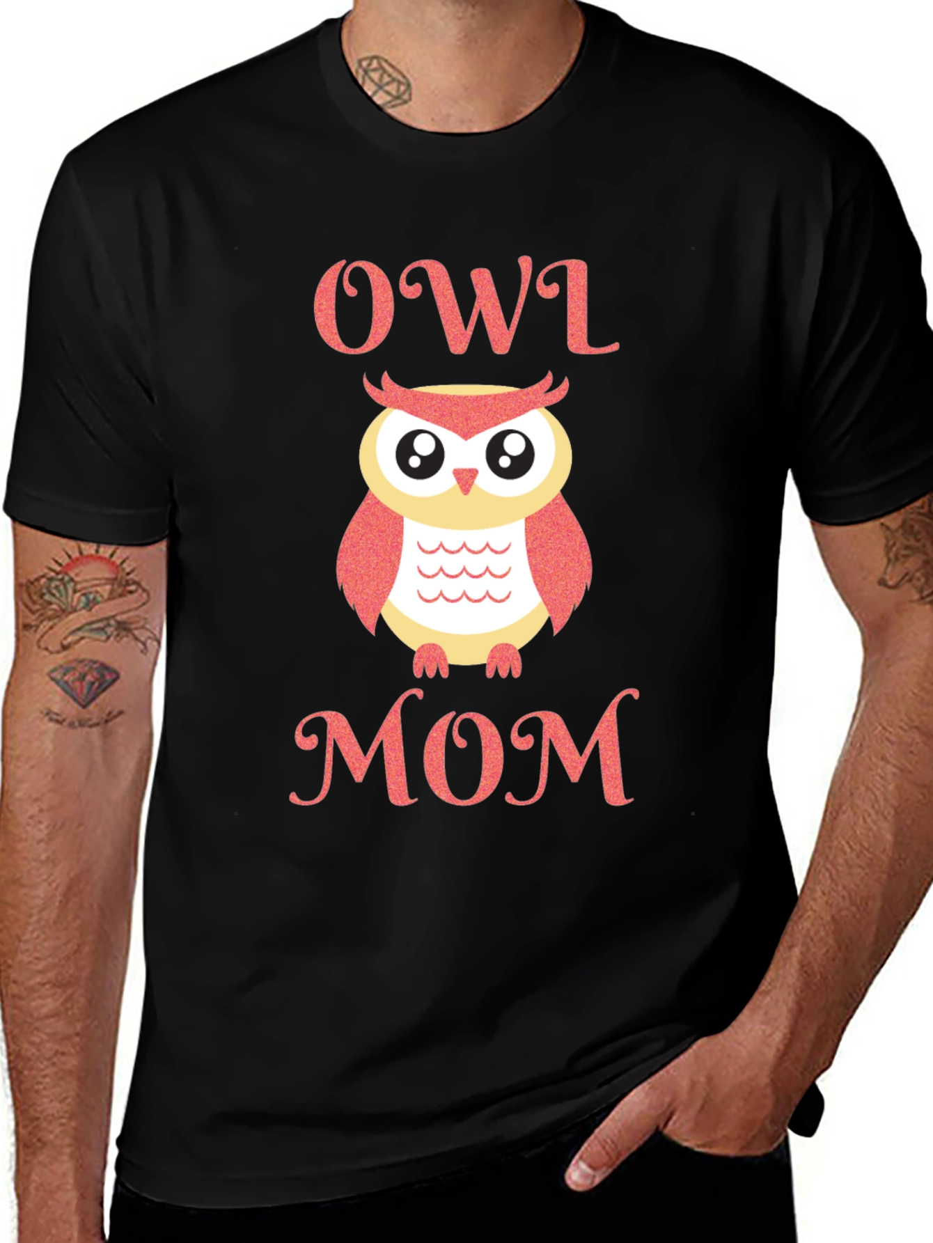 Owl Mom Graphic Tee