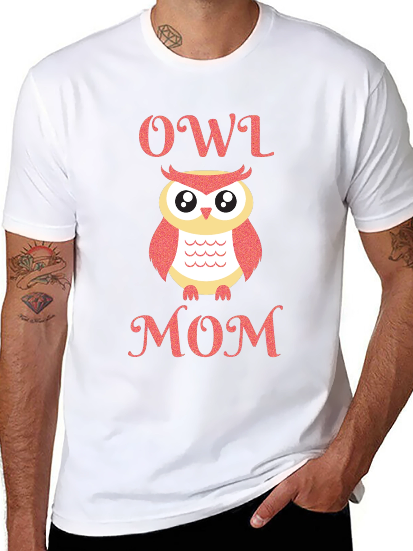 Owl Mom Graphic Tee