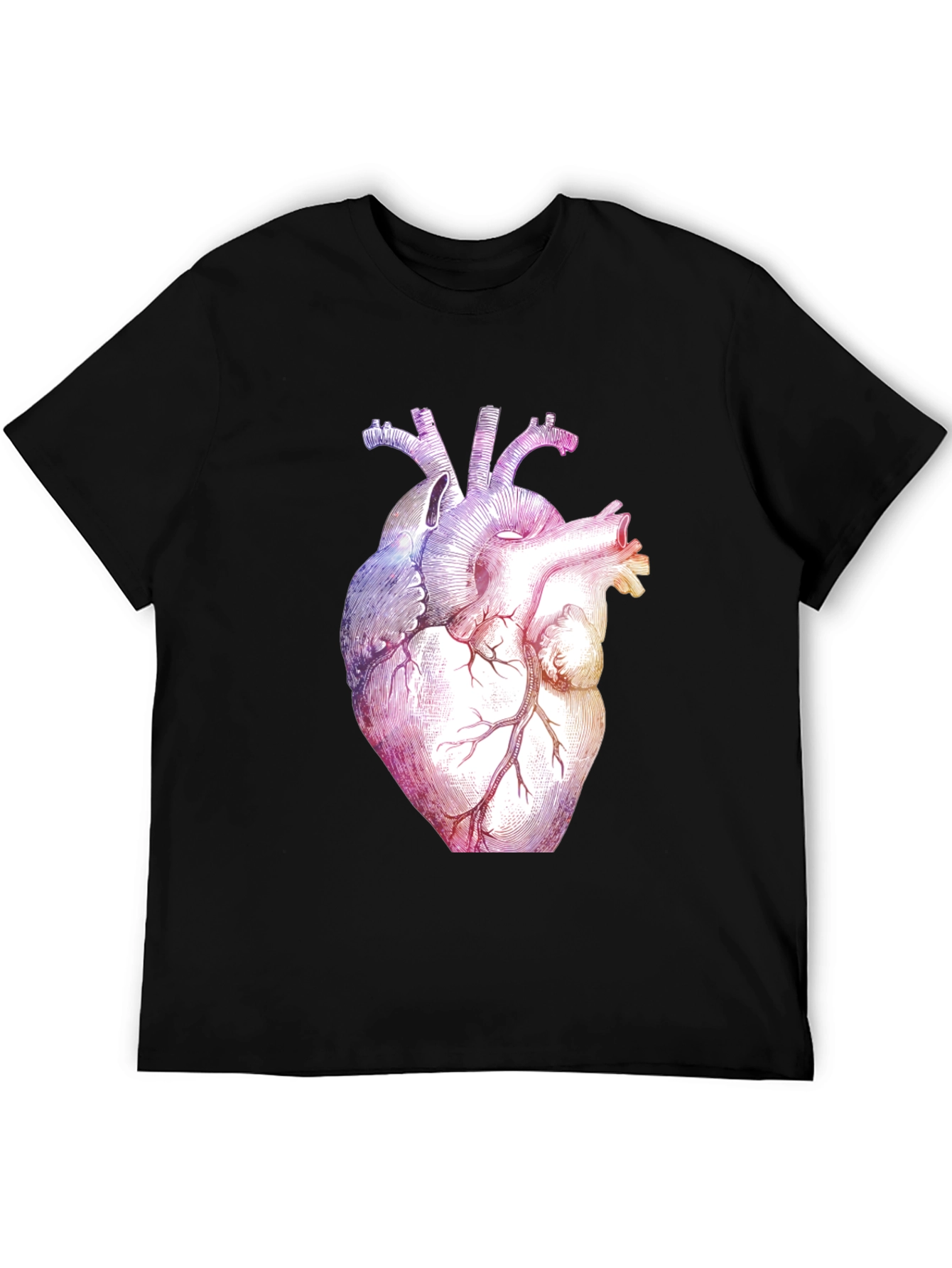 Anatomical Heart Graphic Tee - Black