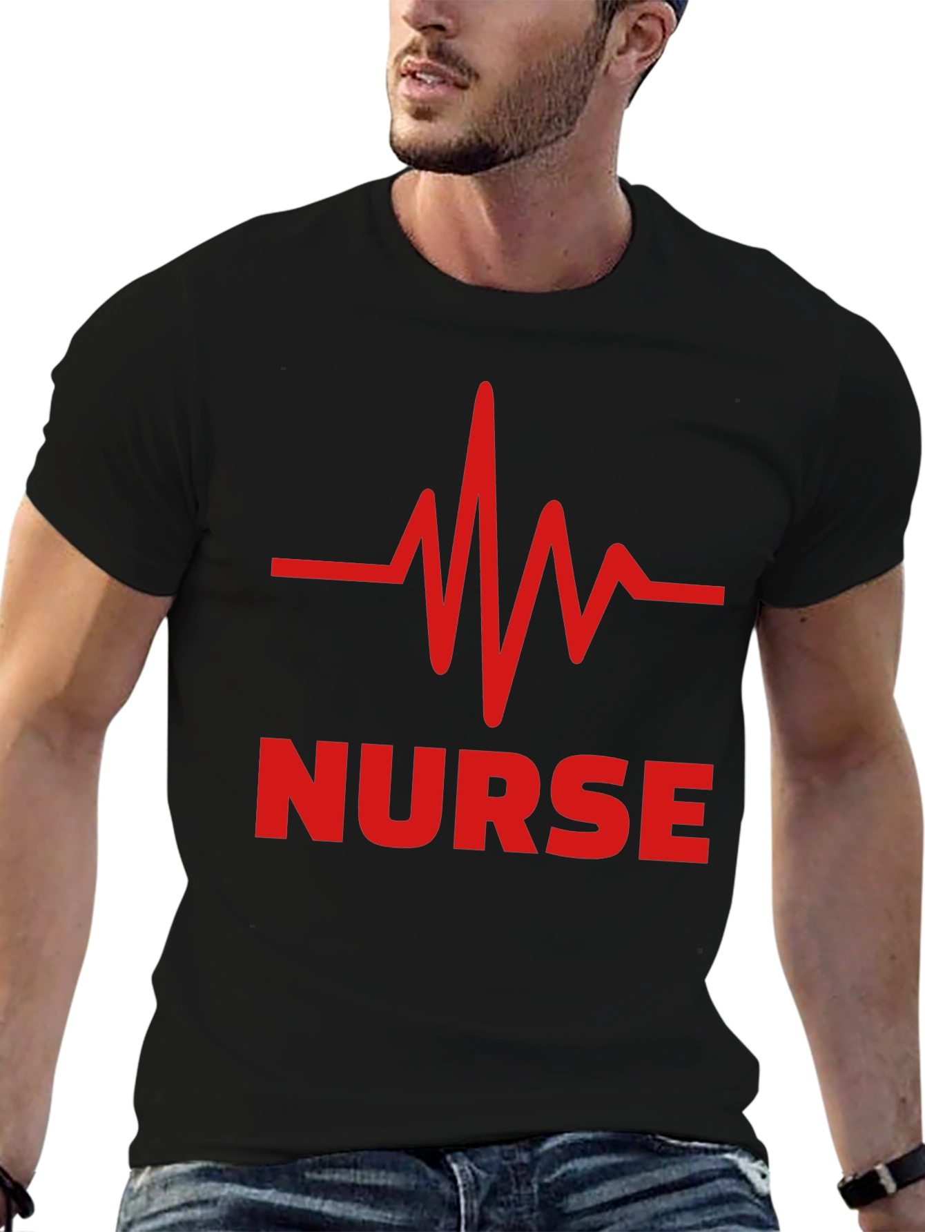 Nurse Heartbeat Graphic Tee