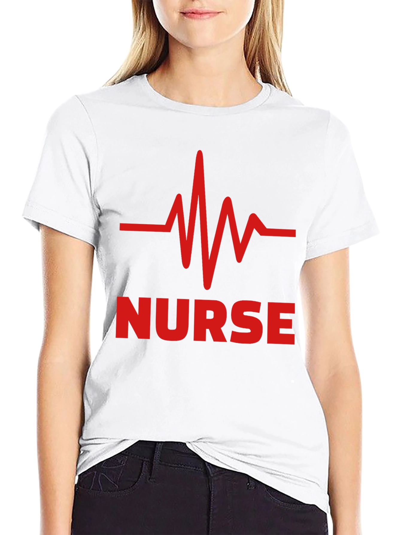 Nurse Heartbeat Graphic Tee