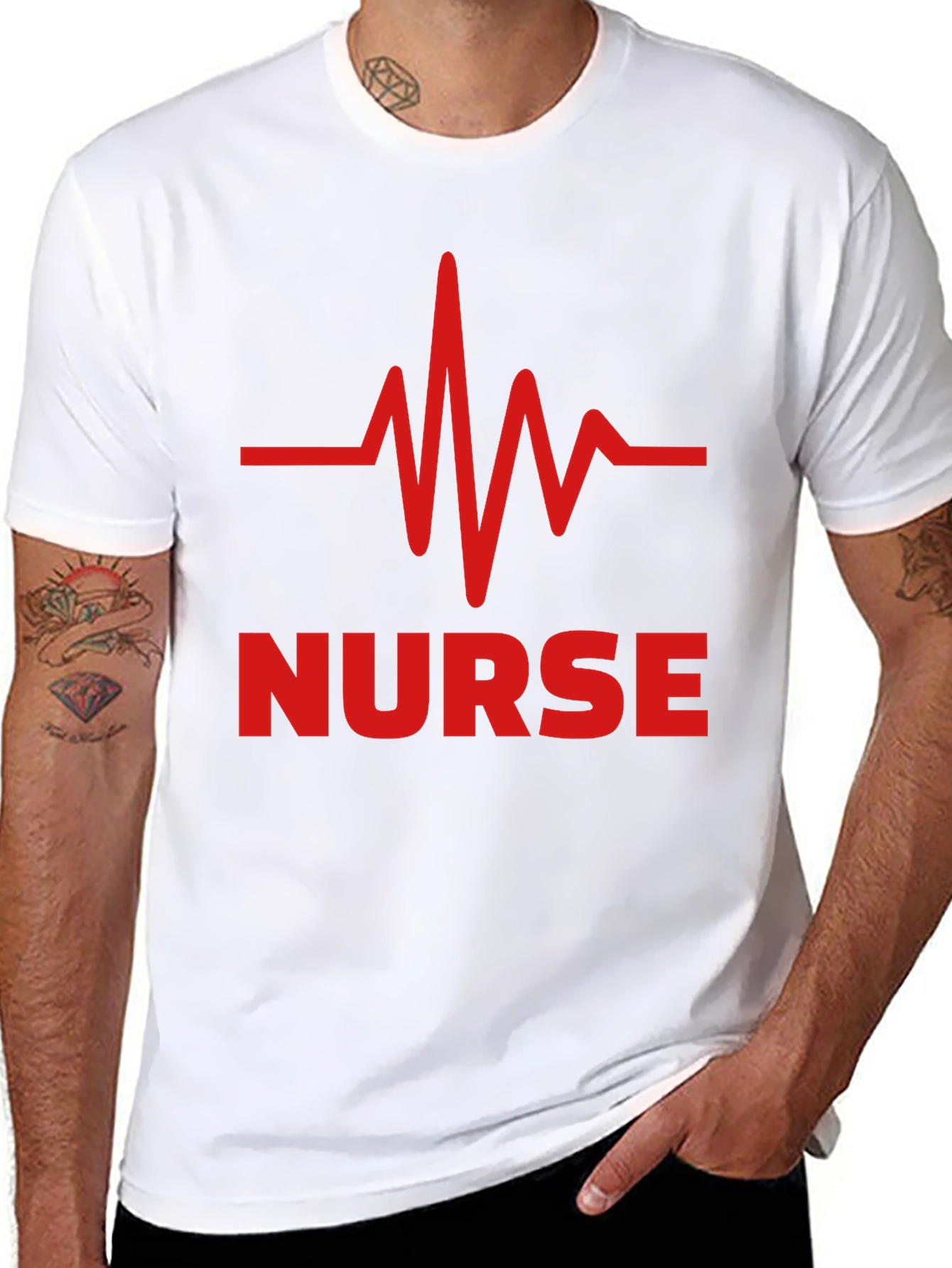 Nurse Heartbeat Graphic Tee