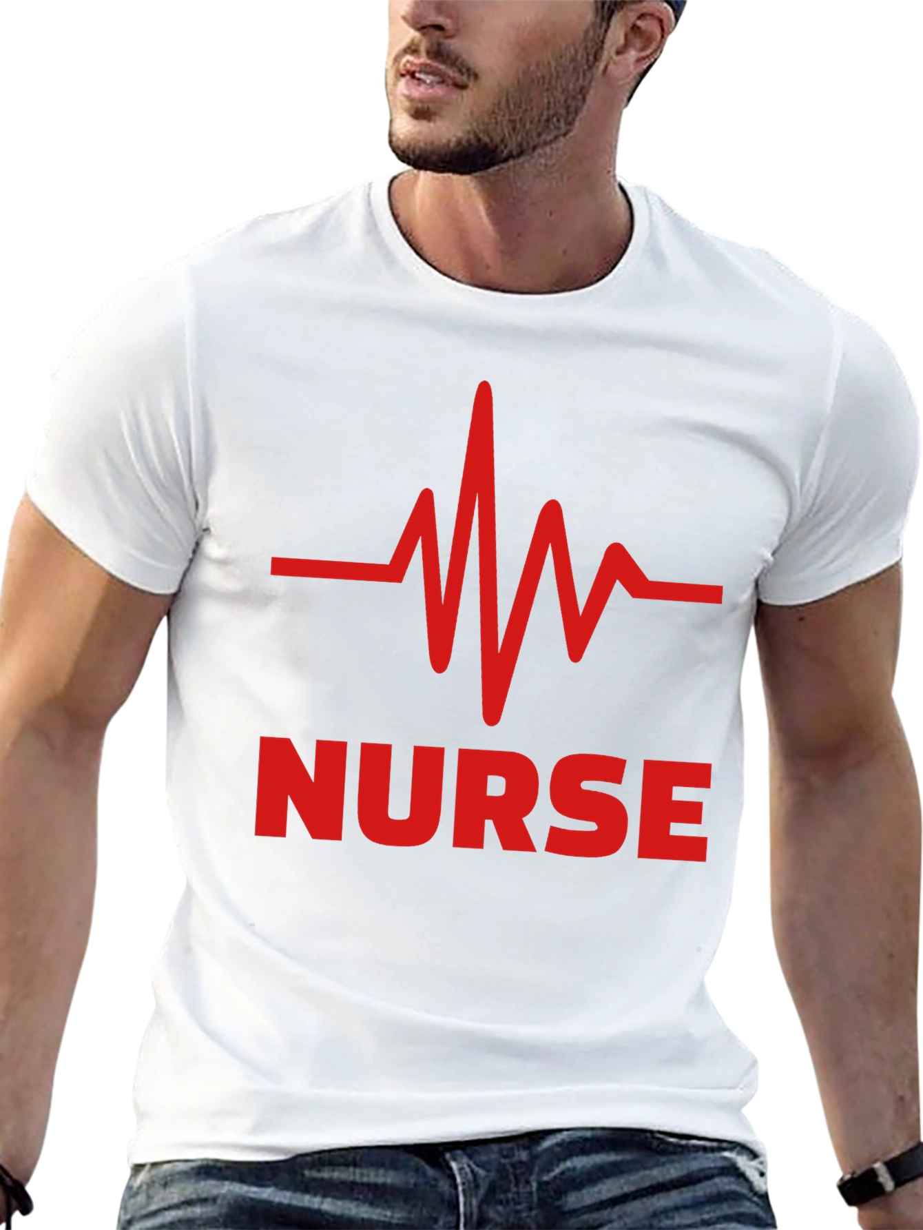 Nurse Heartbeat Graphic Tee