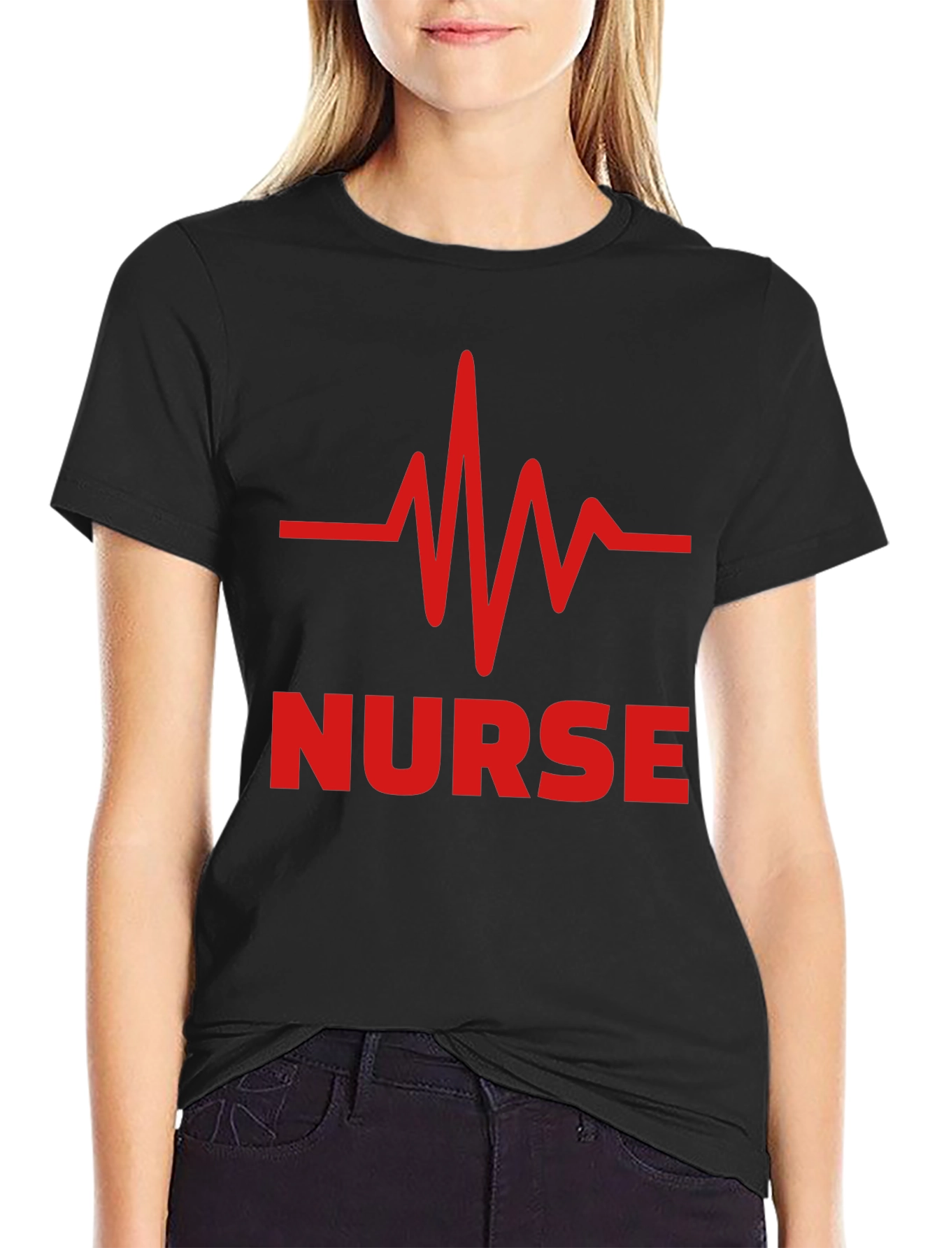 Nurse Heartbeat Graphic Tee
