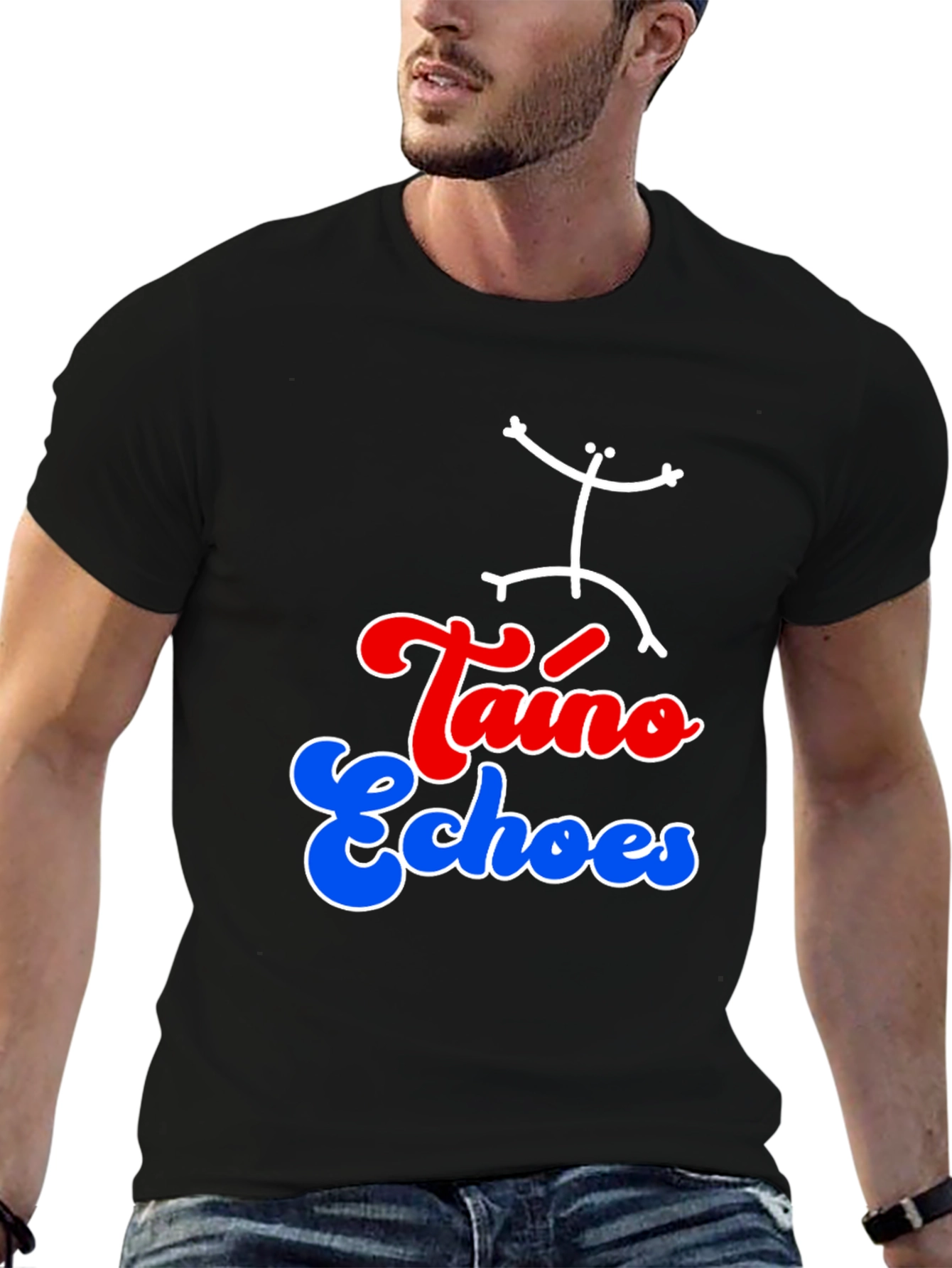 Taino Echoes Black T-Shirt