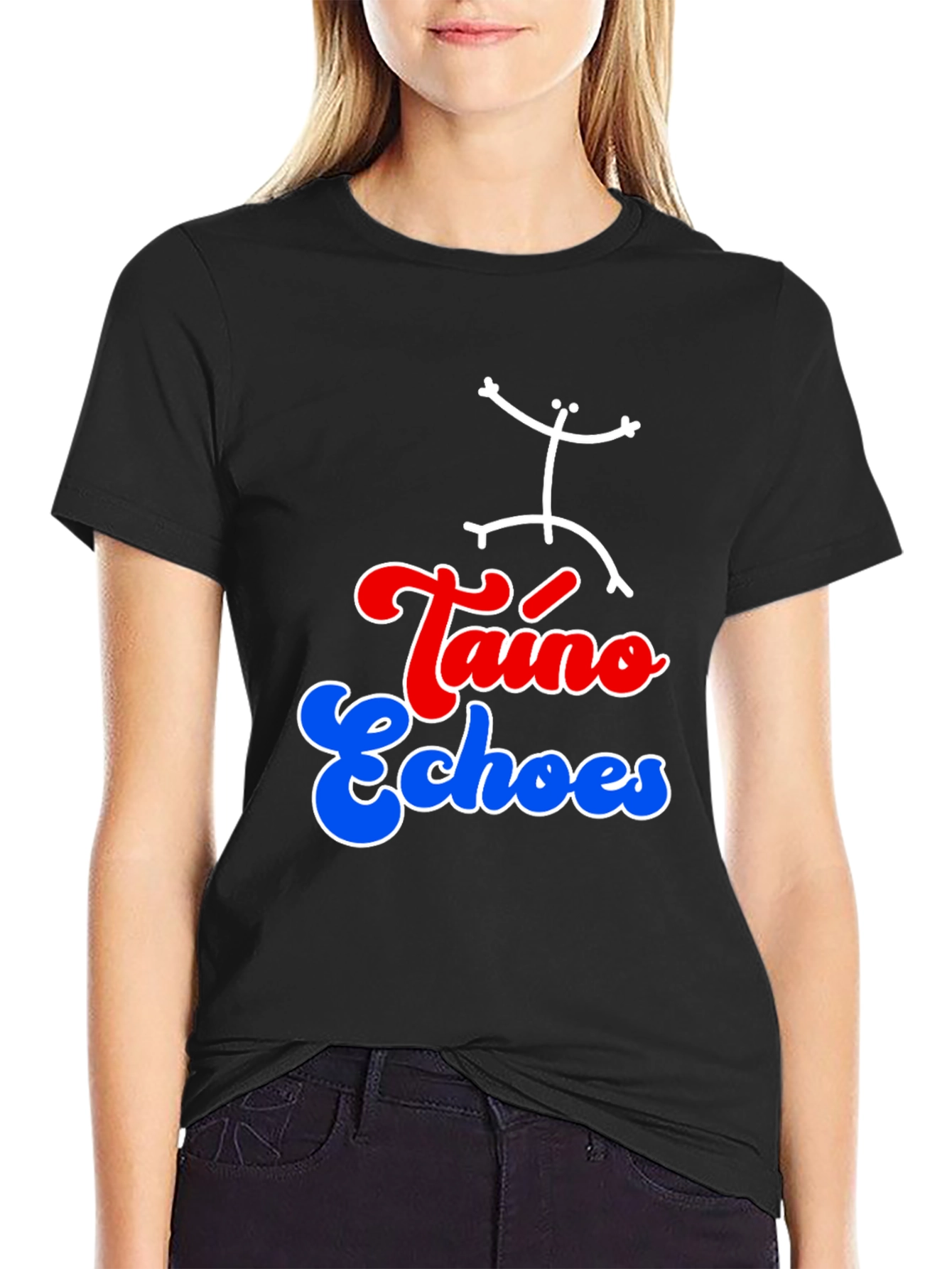 Taino Echoes Black T-Shirt