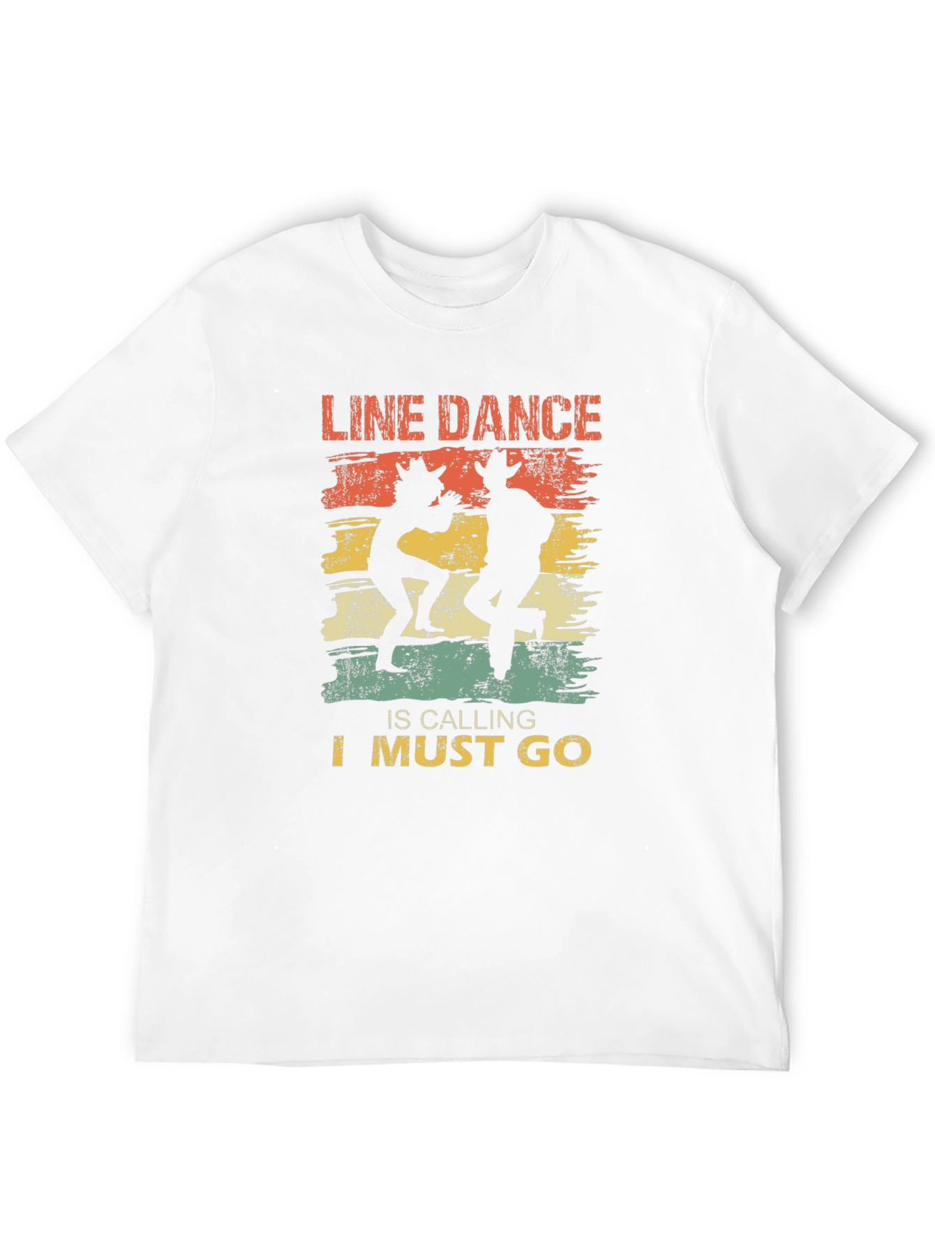 Line Dance Calling Retro Graphic Tee