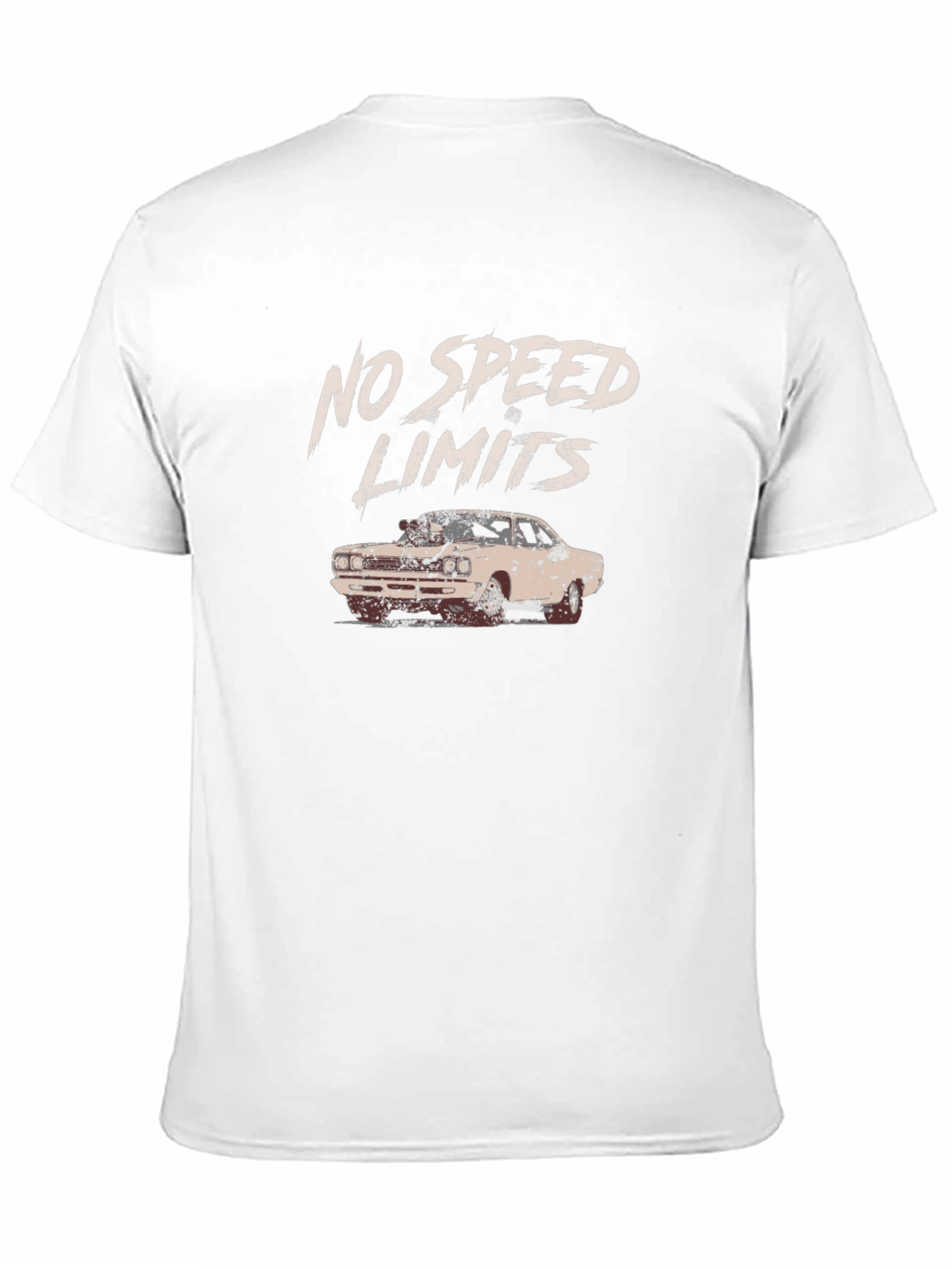 No Speed Limits Car Graphic T-Shirt