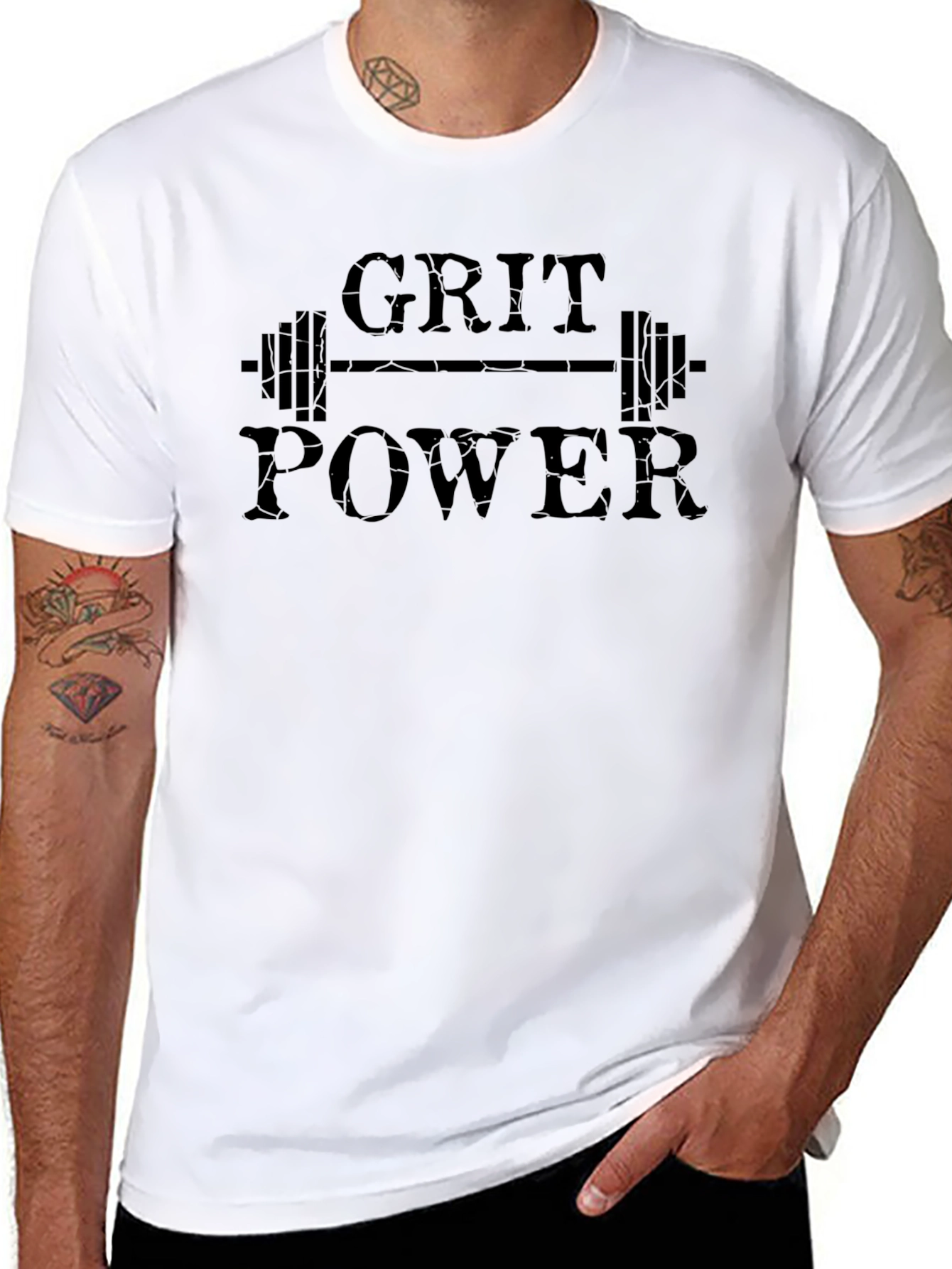 Grit Power Gym Workout T-Shirt