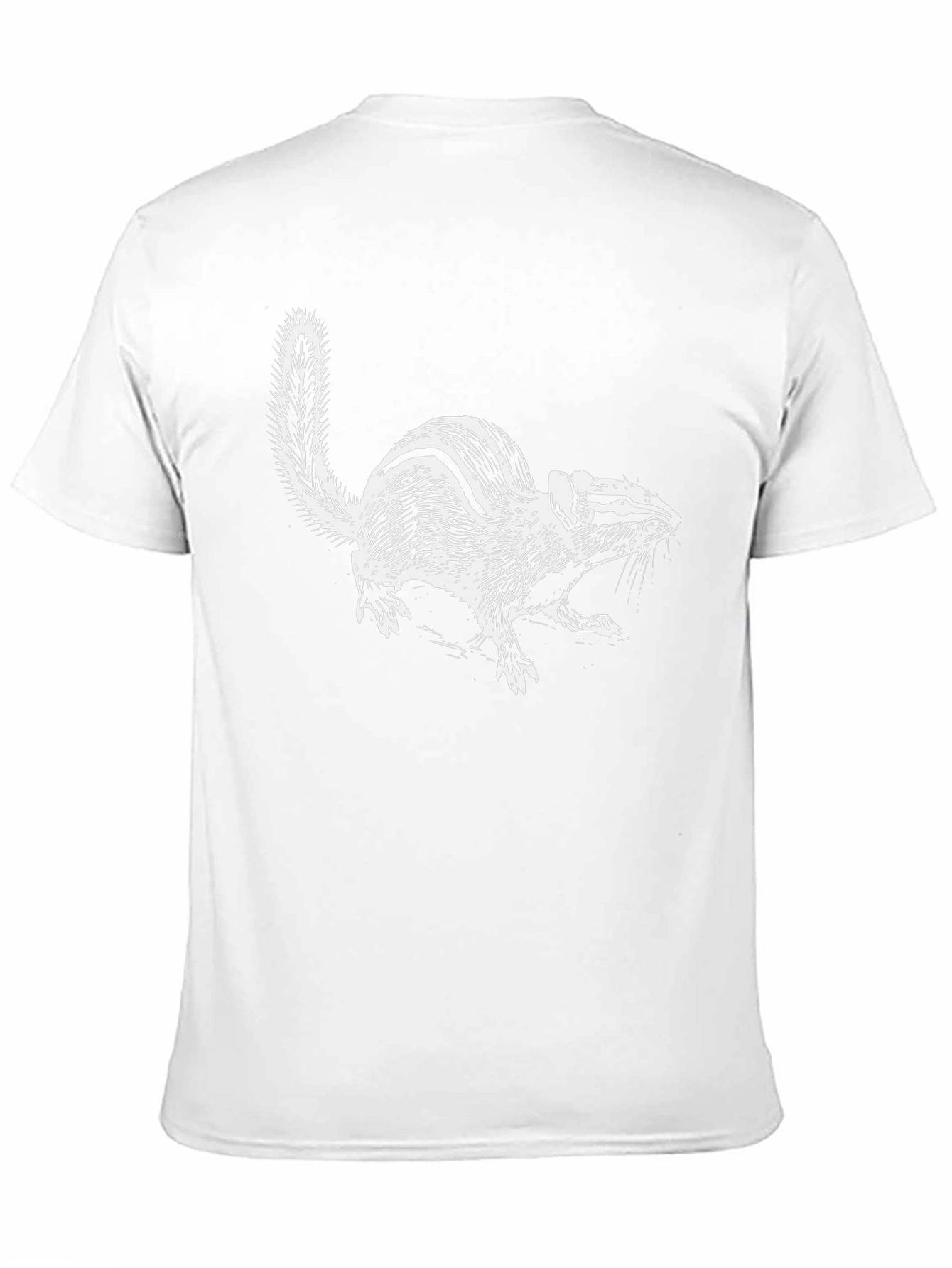Chipmunk Graphic Black Tee