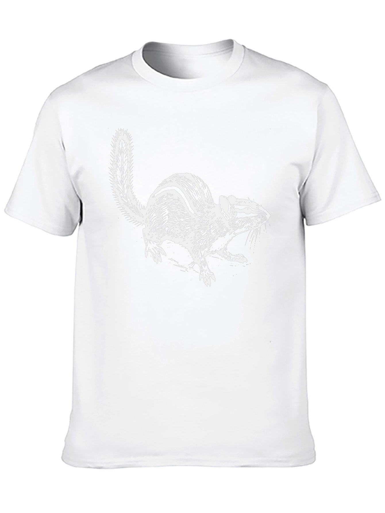 Chipmunk Graphic Black Tee