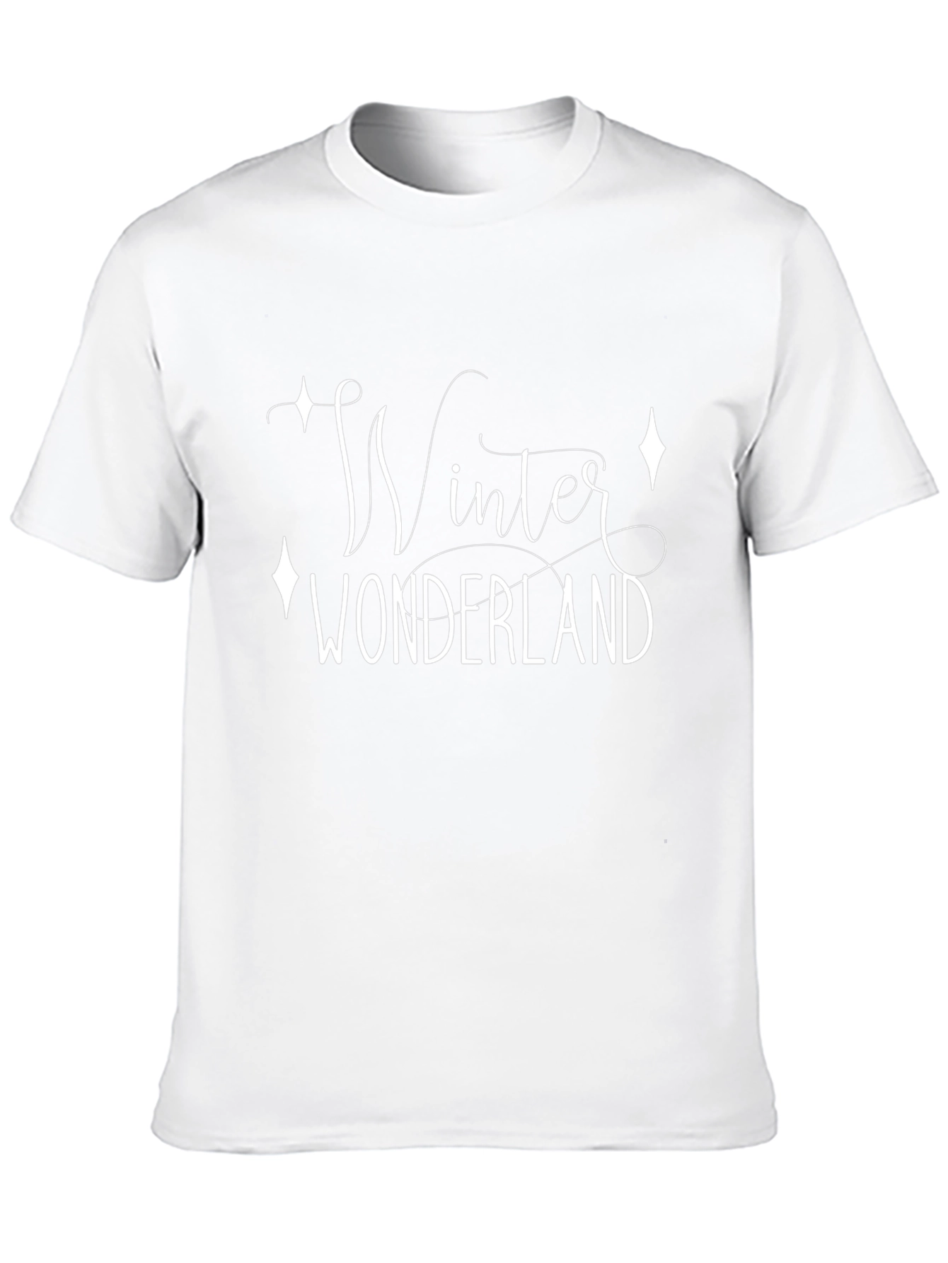 Winter Wonderland Black Graphic Tee