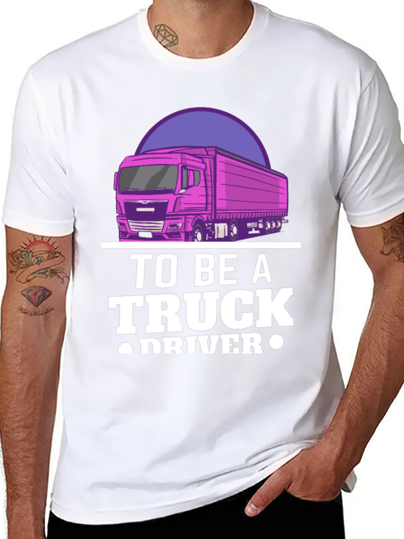 To Be A Truck Driver Graphic Tee