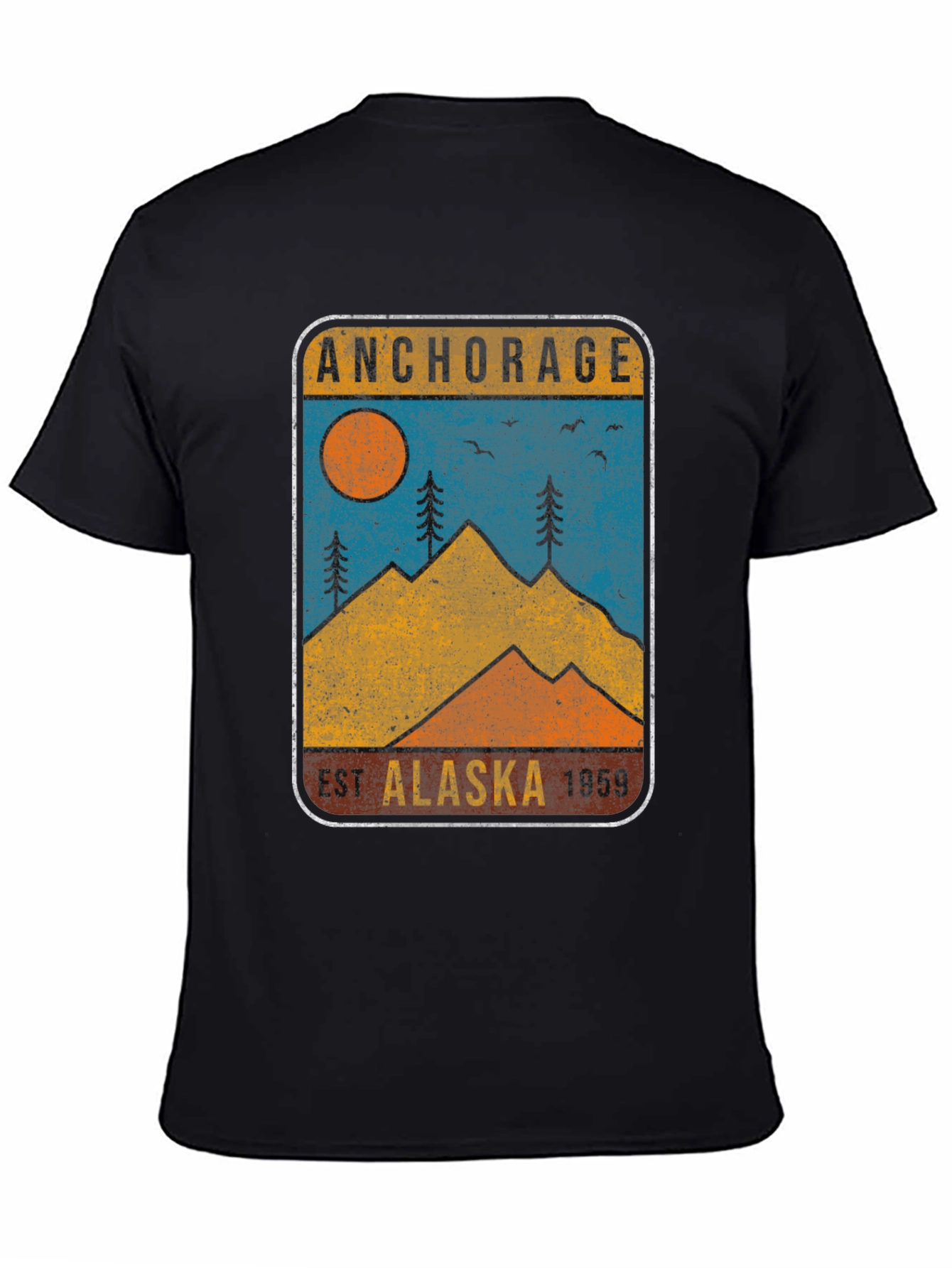 Anchorage Alaska Graphic T-Shirt - Retro Style