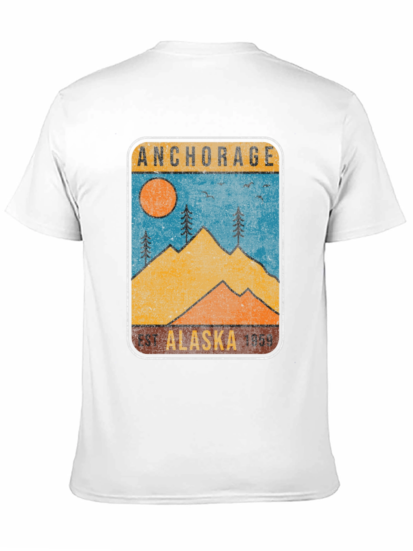 Anchorage Alaska Graphic T-Shirt - Retro Style