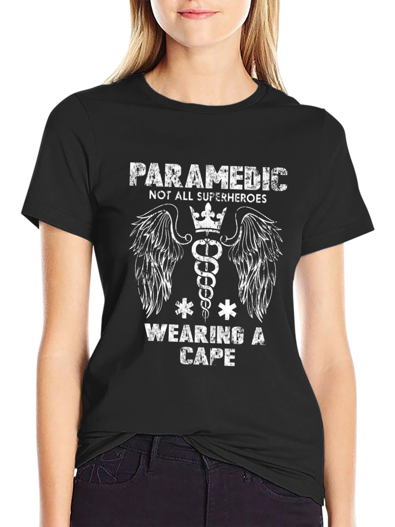 Paramedic Superhero T-Shirt - Not All Superheroes Wear Capes