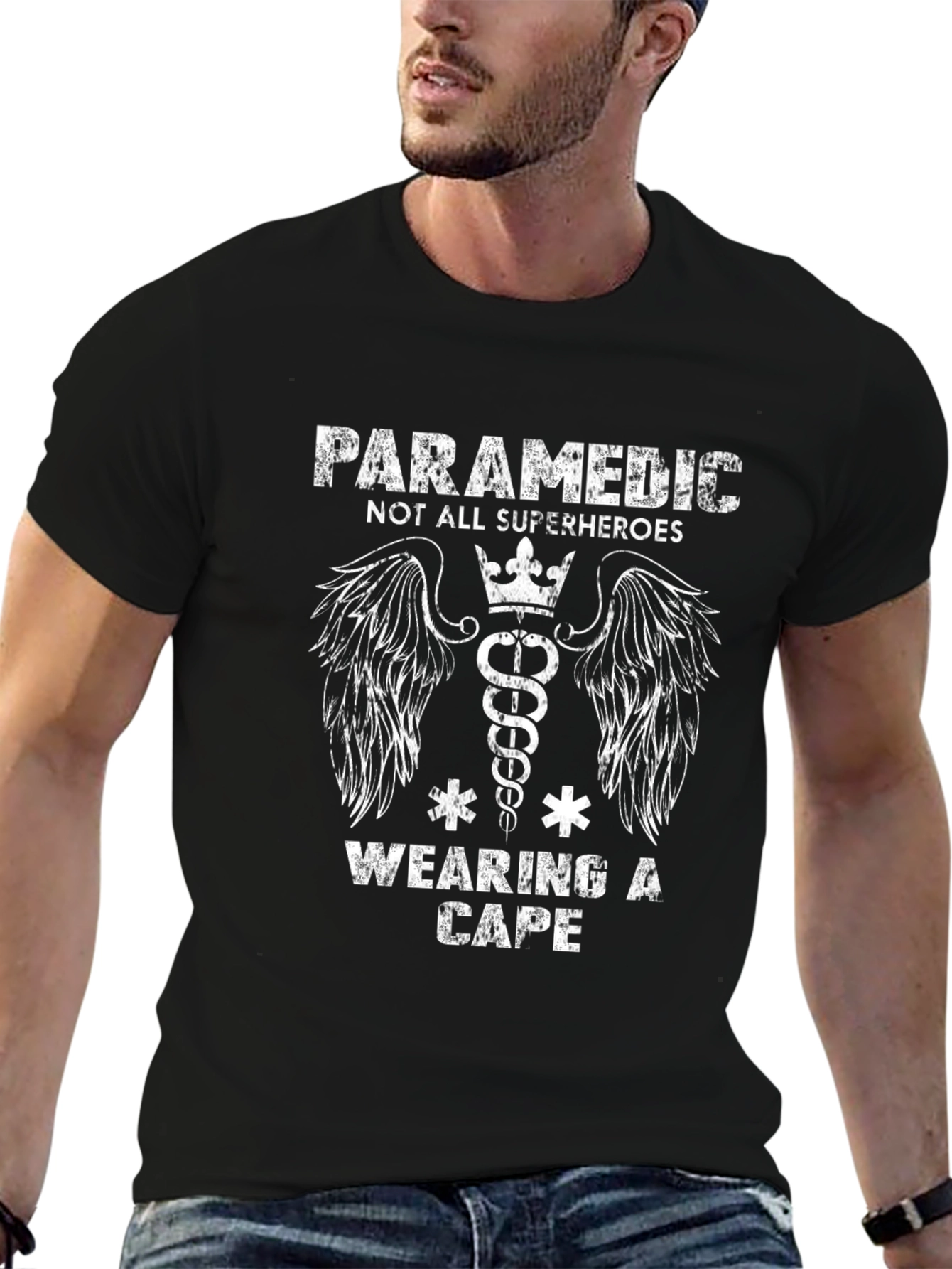 Paramedic Superhero T-Shirt - Not All Superheroes Wear Capes
