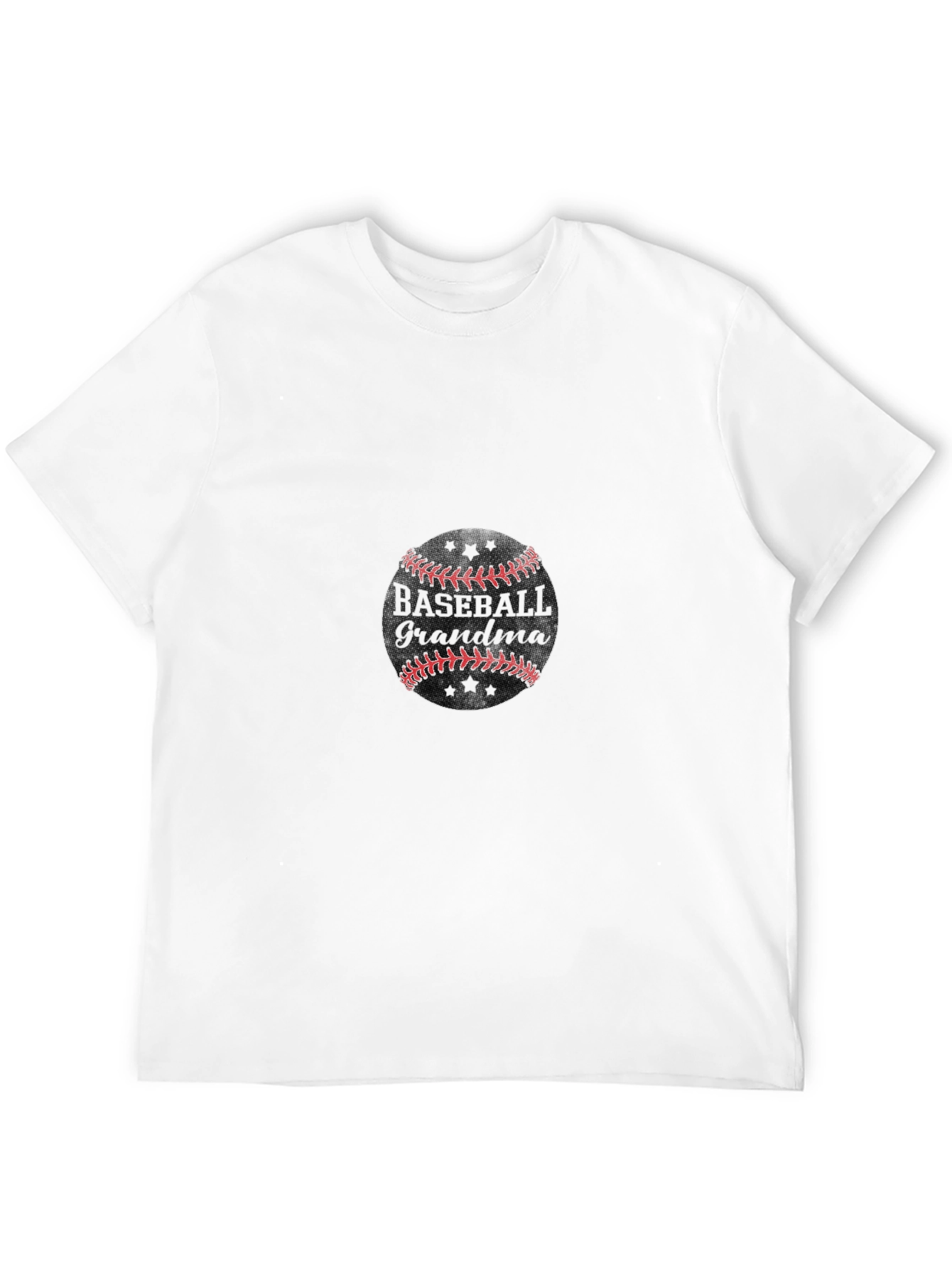 Baseball Grandma Graphic Tee - Black