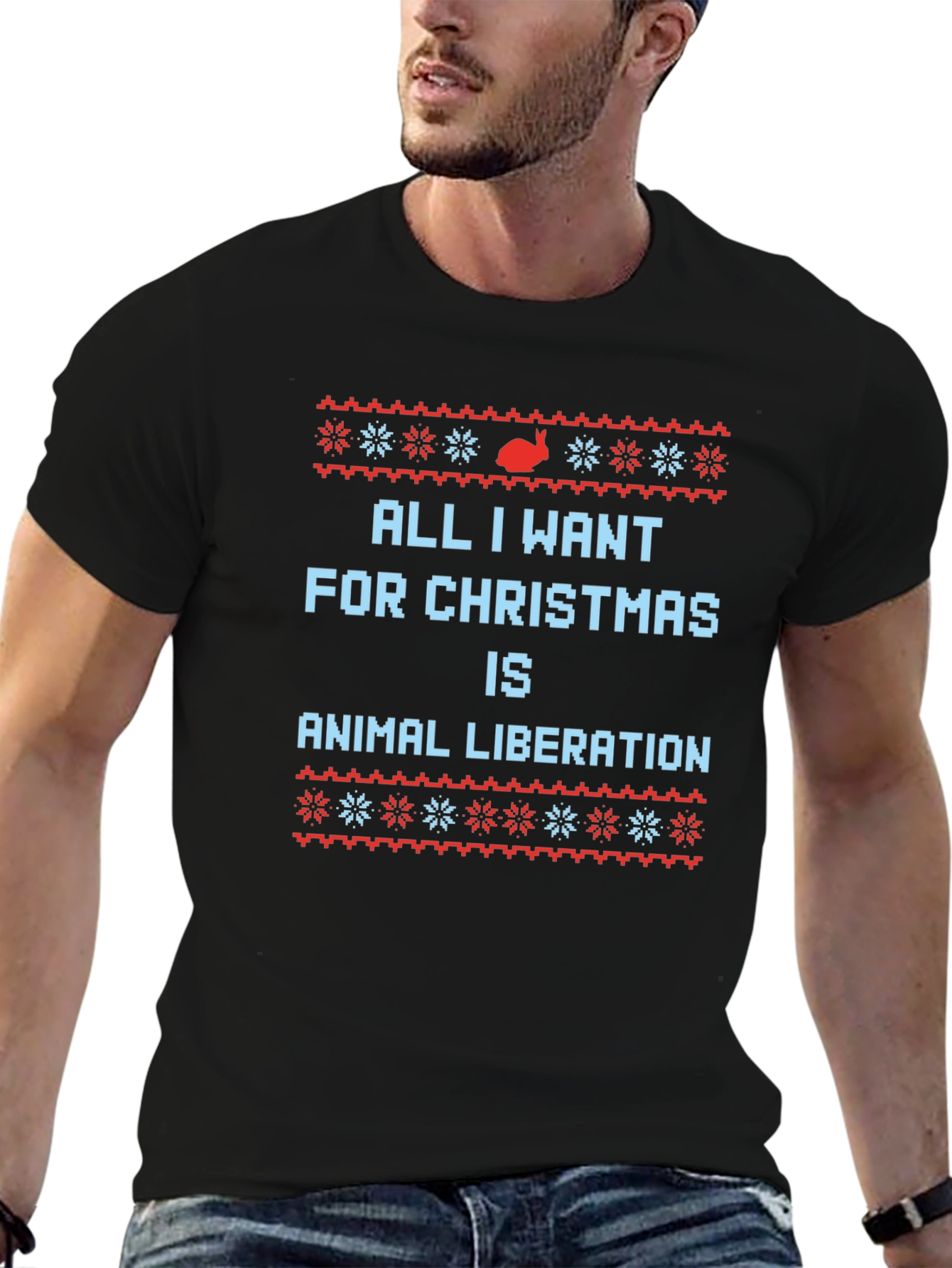 Animal Liberation Christmas Graphic Tee
