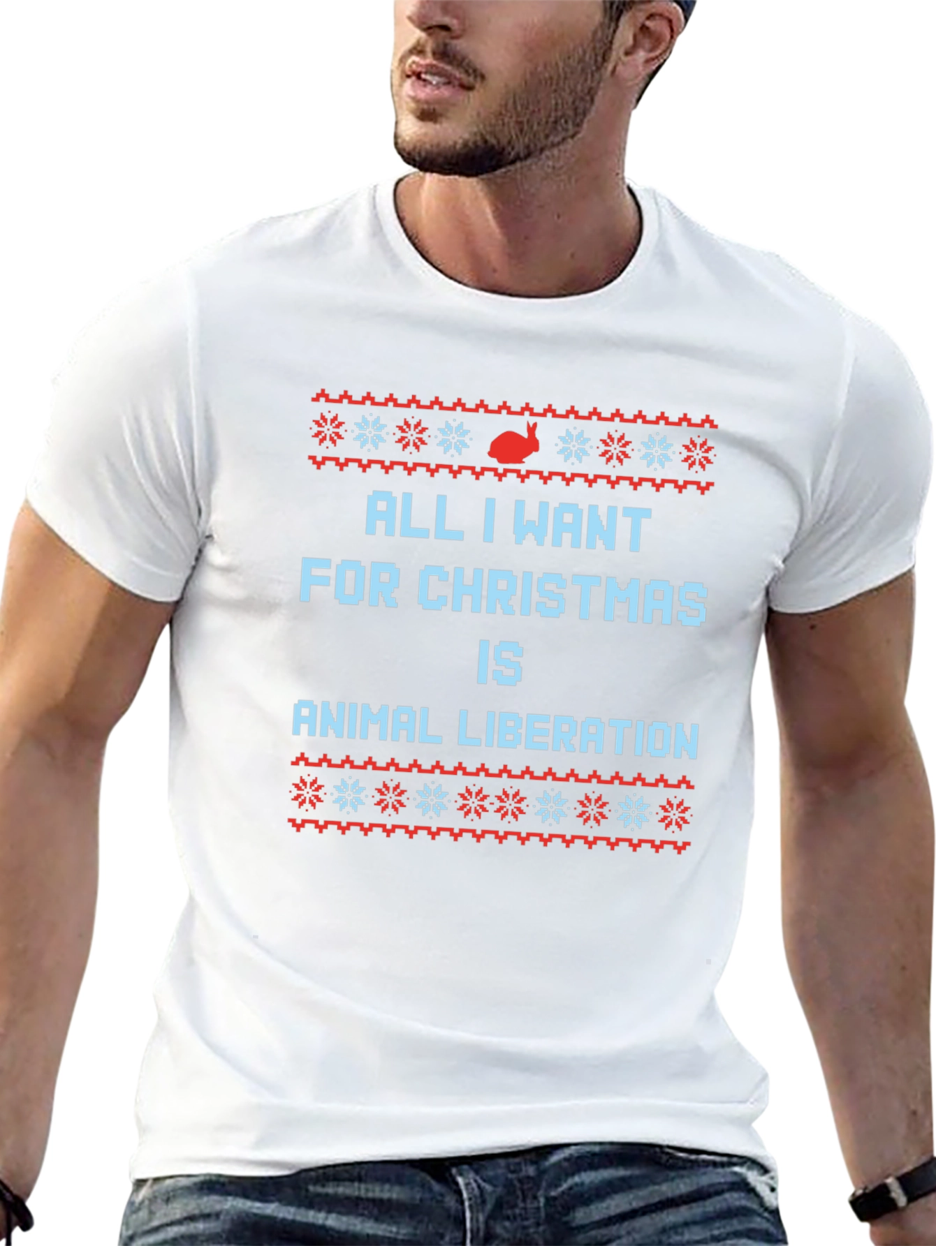 Animal Liberation Christmas Graphic Tee