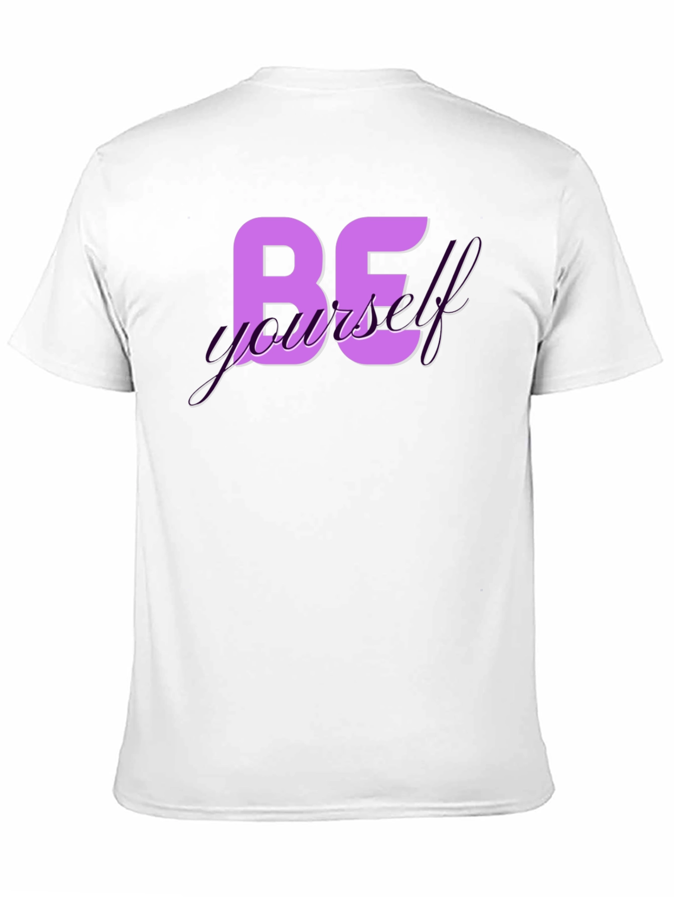 Be Yourself Graphic Tee - Trendy Black T-Shirt