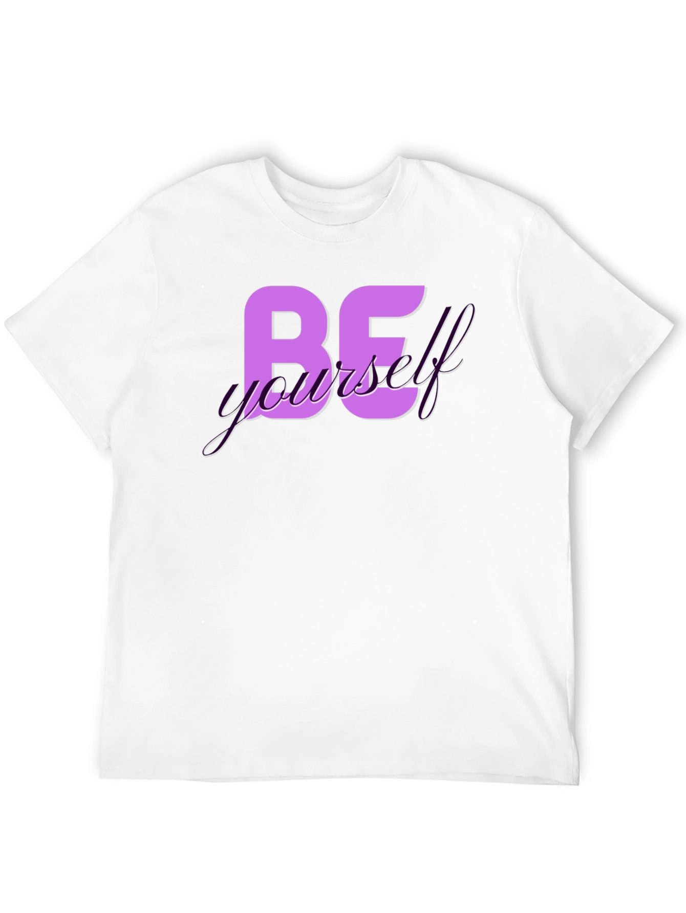 Be Yourself Graphic Tee - Trendy Black T-Shirt