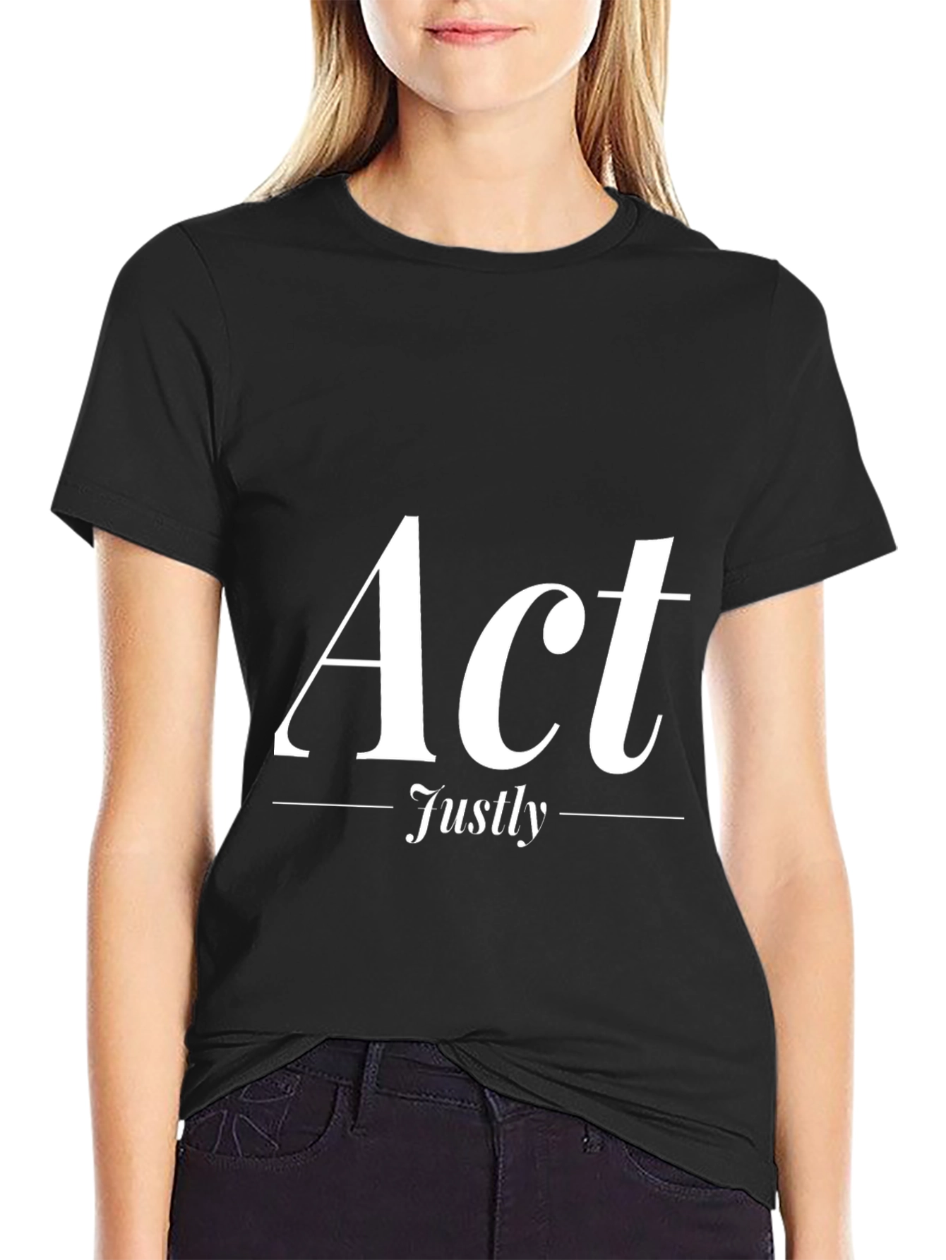 Act Justly Graphic Tee - Stylish & Meaningful