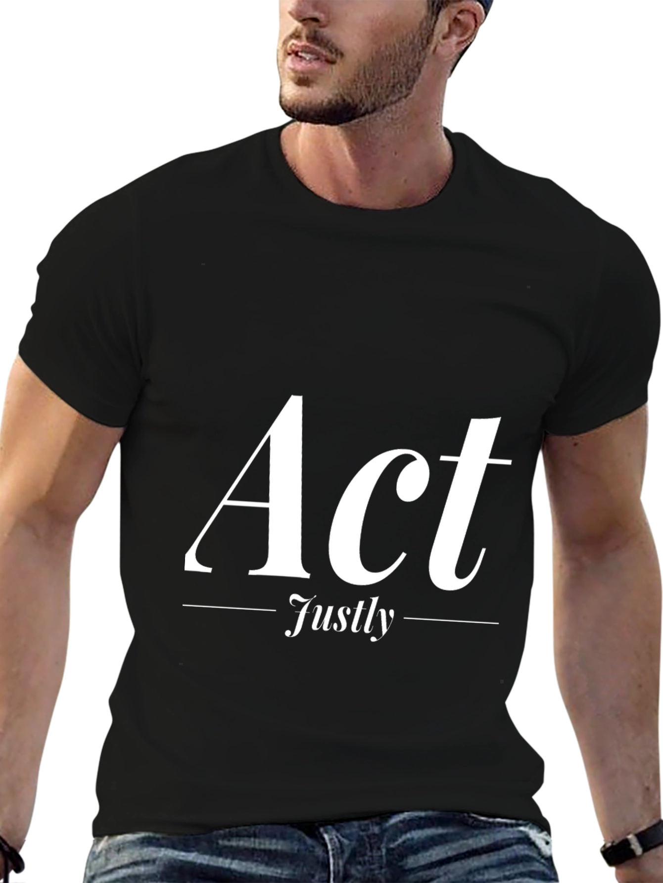 Act Justly Graphic Tee - Stylish & Meaningful