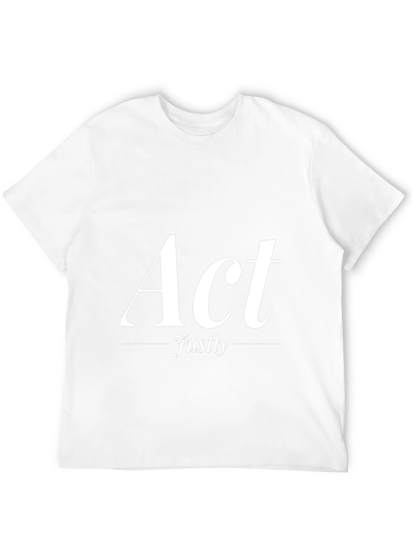 Act Justly Graphic Tee - Stylish & Meaningful